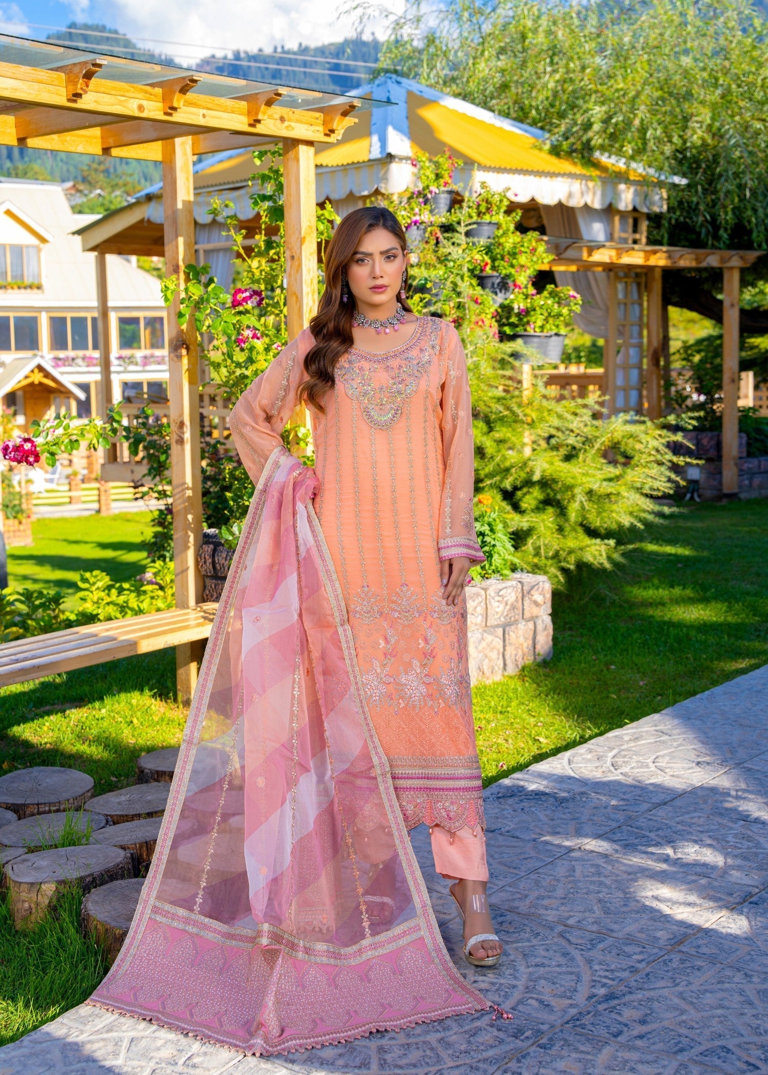 Mah-e-Rooh GJ 1024 BLOON Women 3pcs