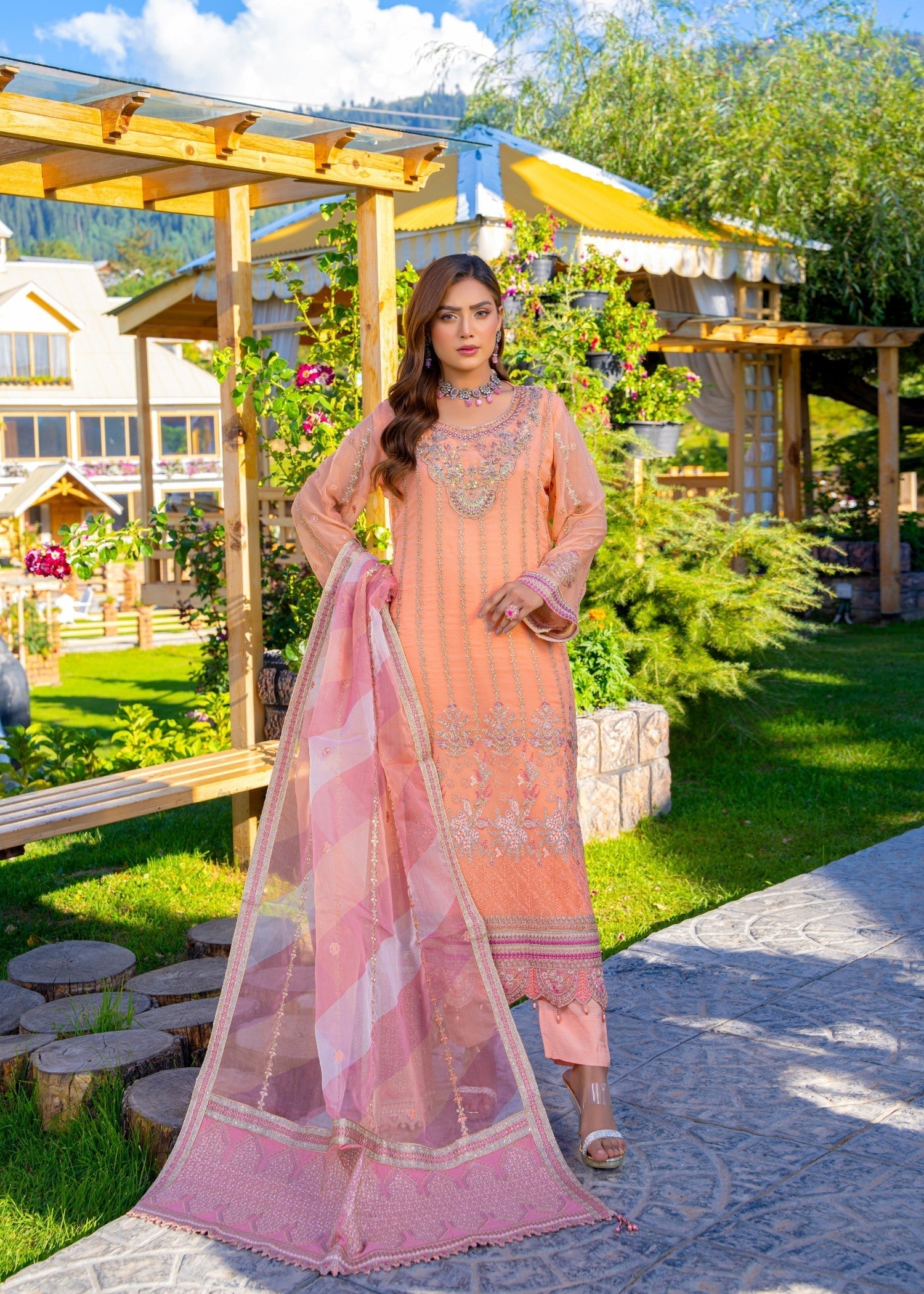 Mah-e-Rooh GJ 1024 BLOON Women 3pcs