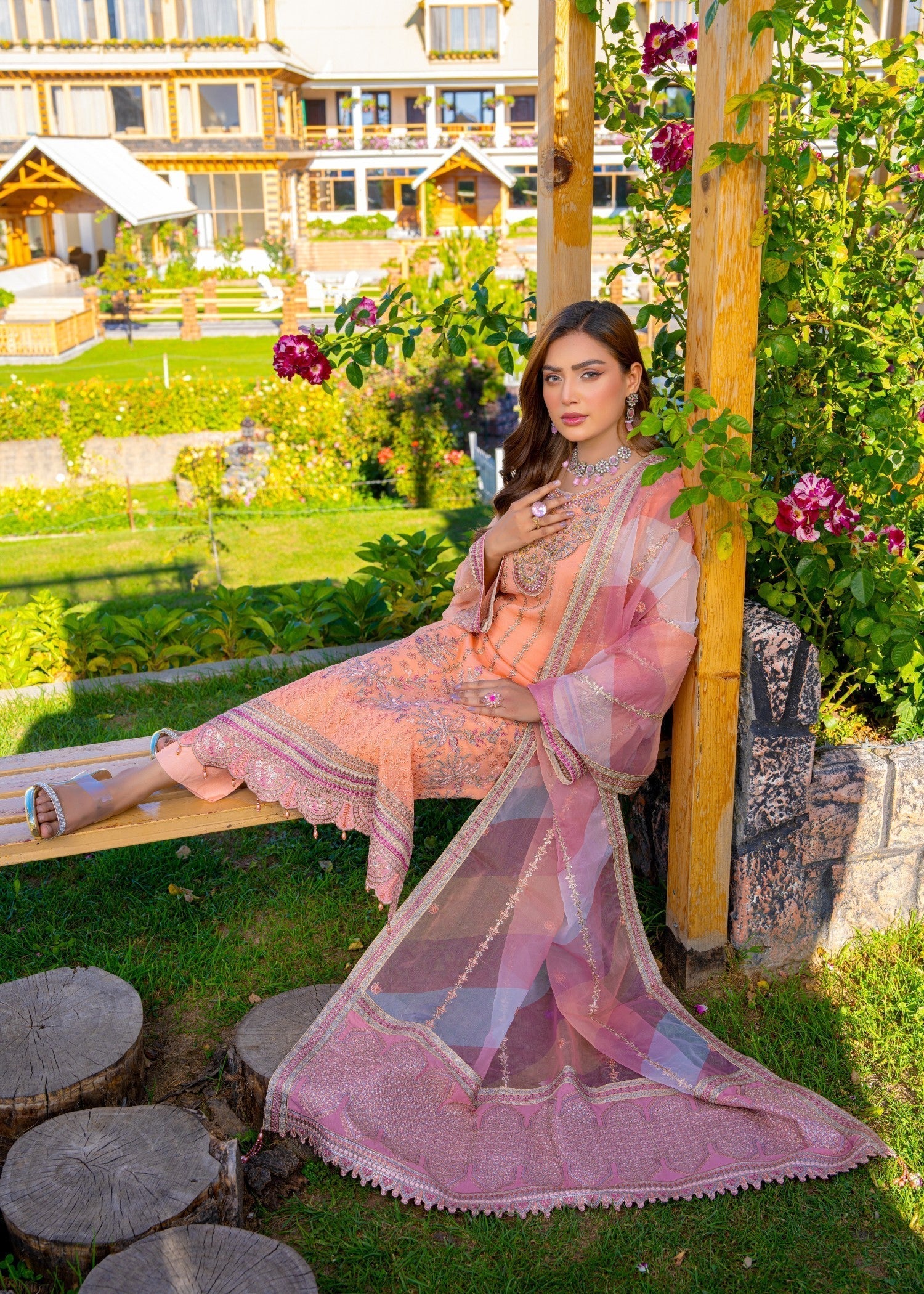 Mah-e-Rooh GJ 1024 BLOON Women 3pcs