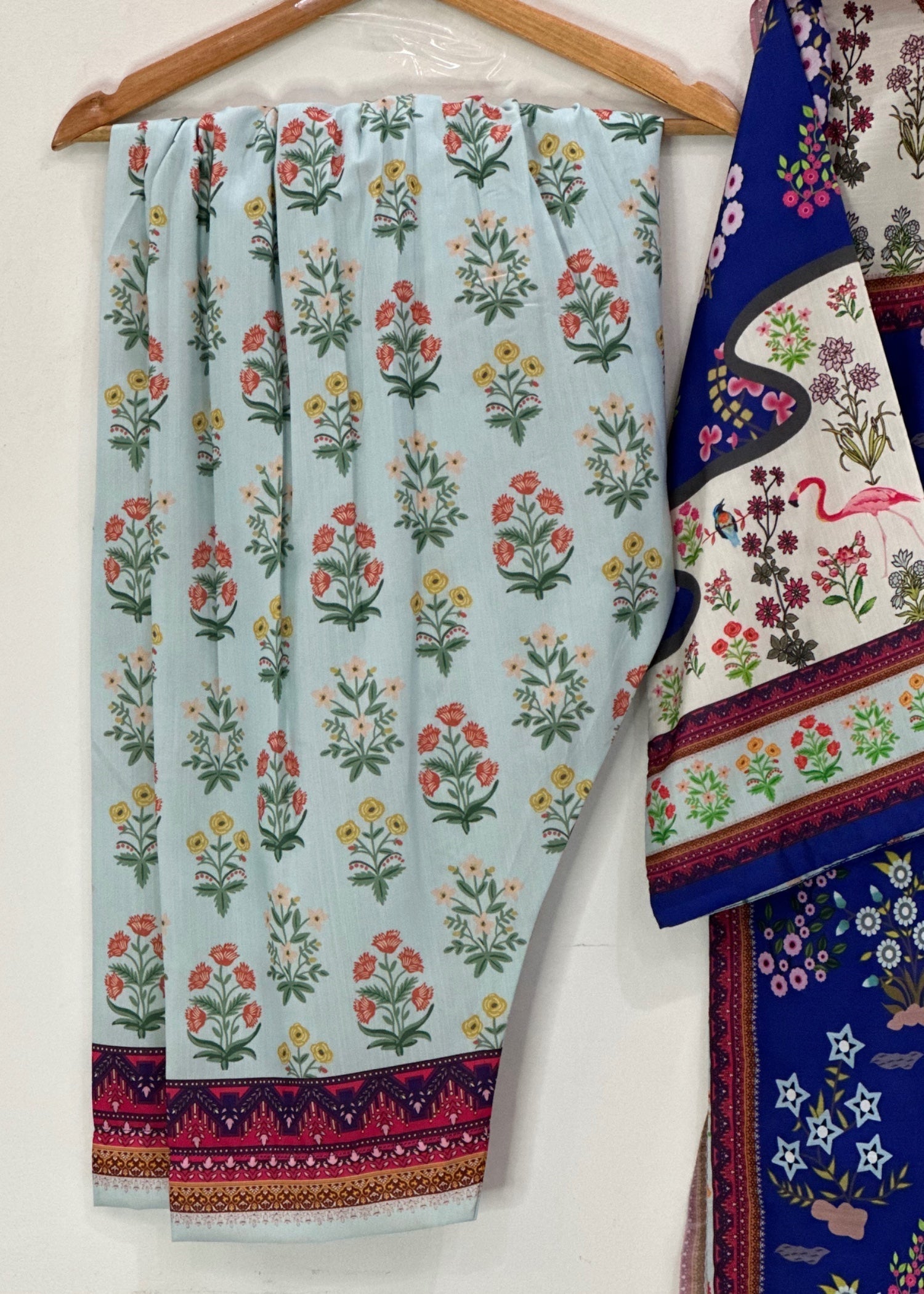 Ayesha B blue (hiba) Women 3pcs