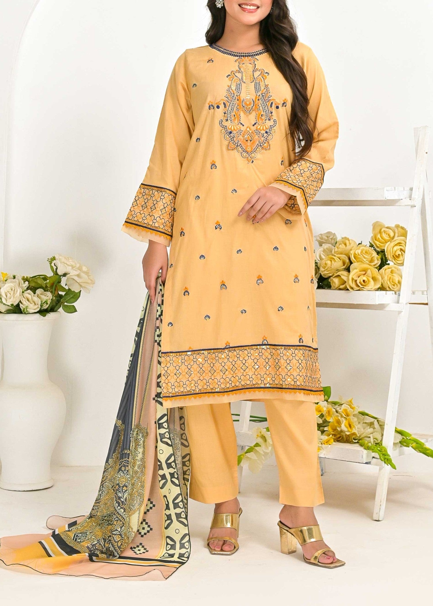 Pret Diaries Skin Embroidered Women 3pcs