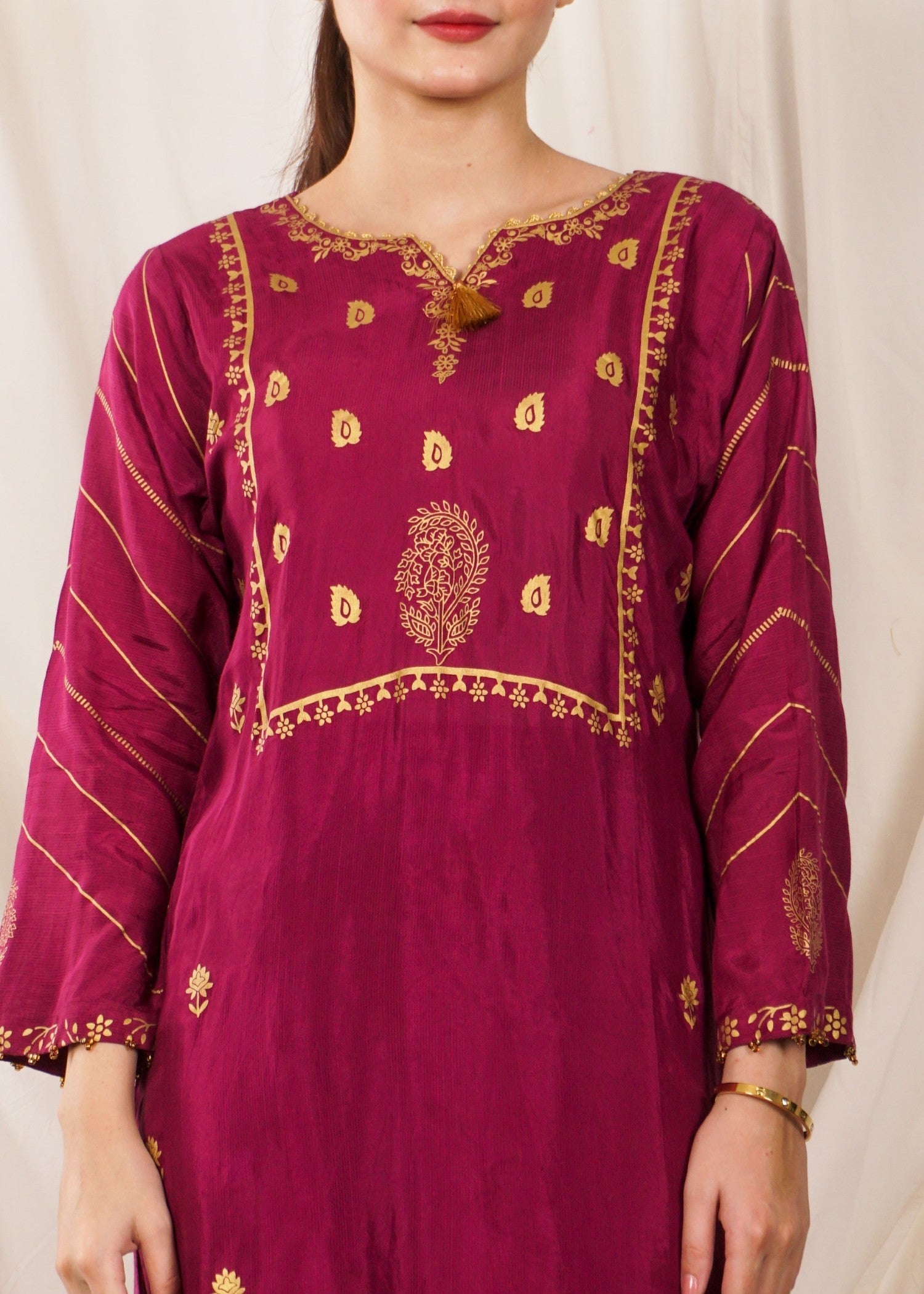 Pret Diaries Purple Printed Women 2pcs