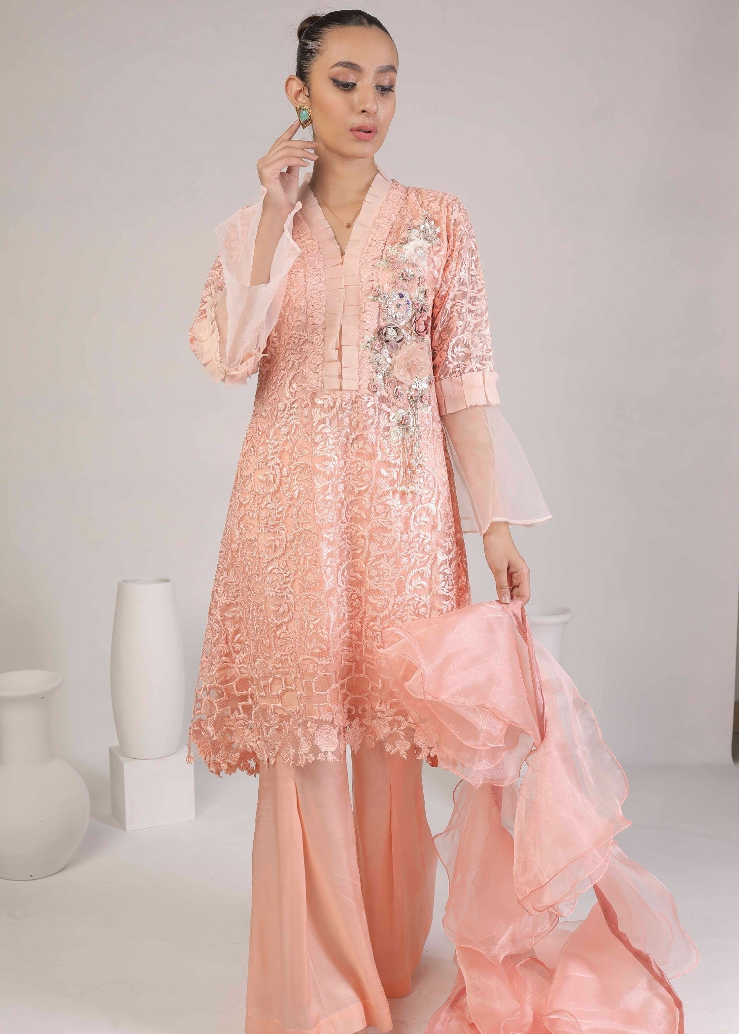Kaamdar By Nofl Farooq Mehry Women 3pcs