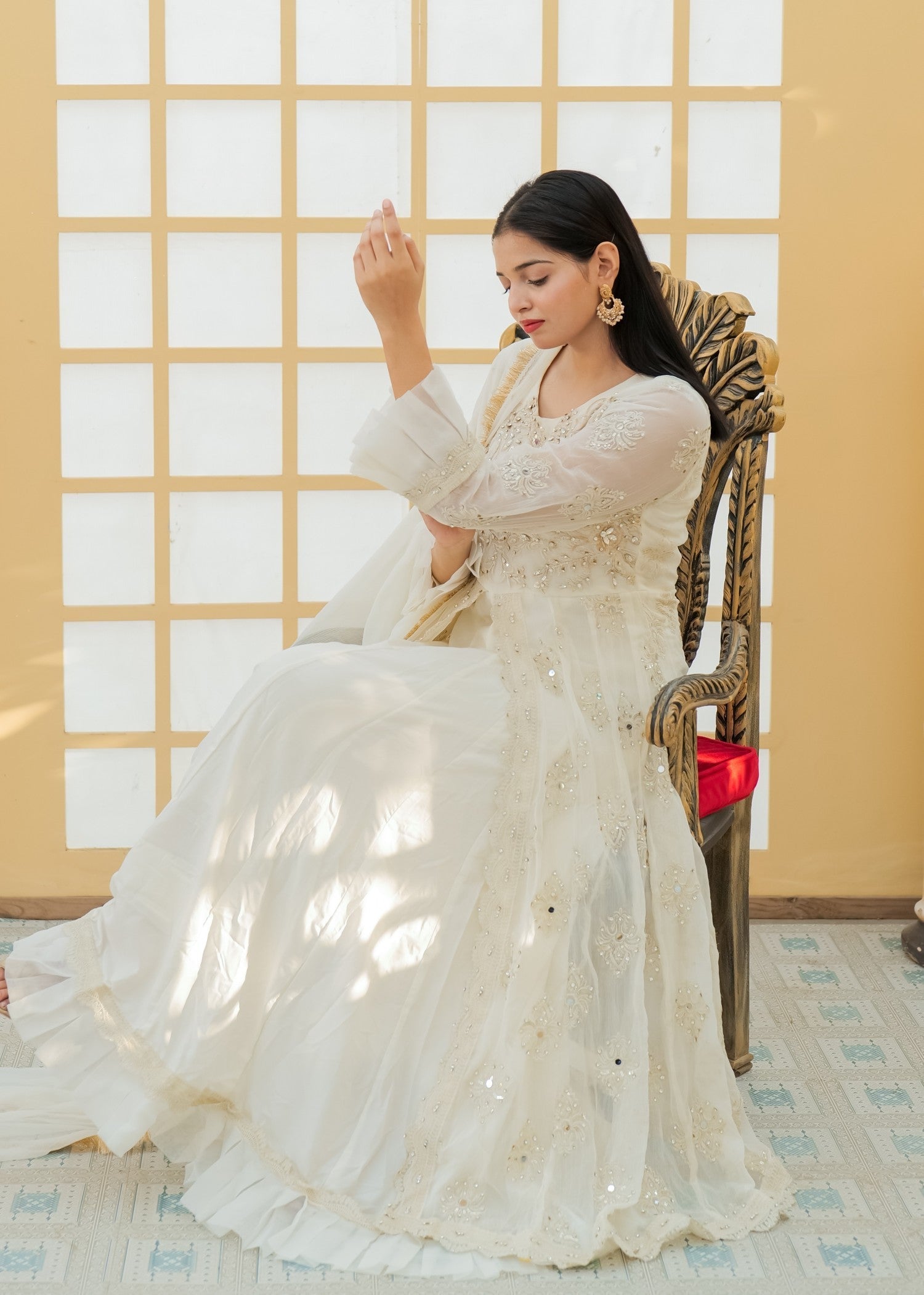 Mona Embroidery ELYSIAN OFFWHITE Women 3pcs