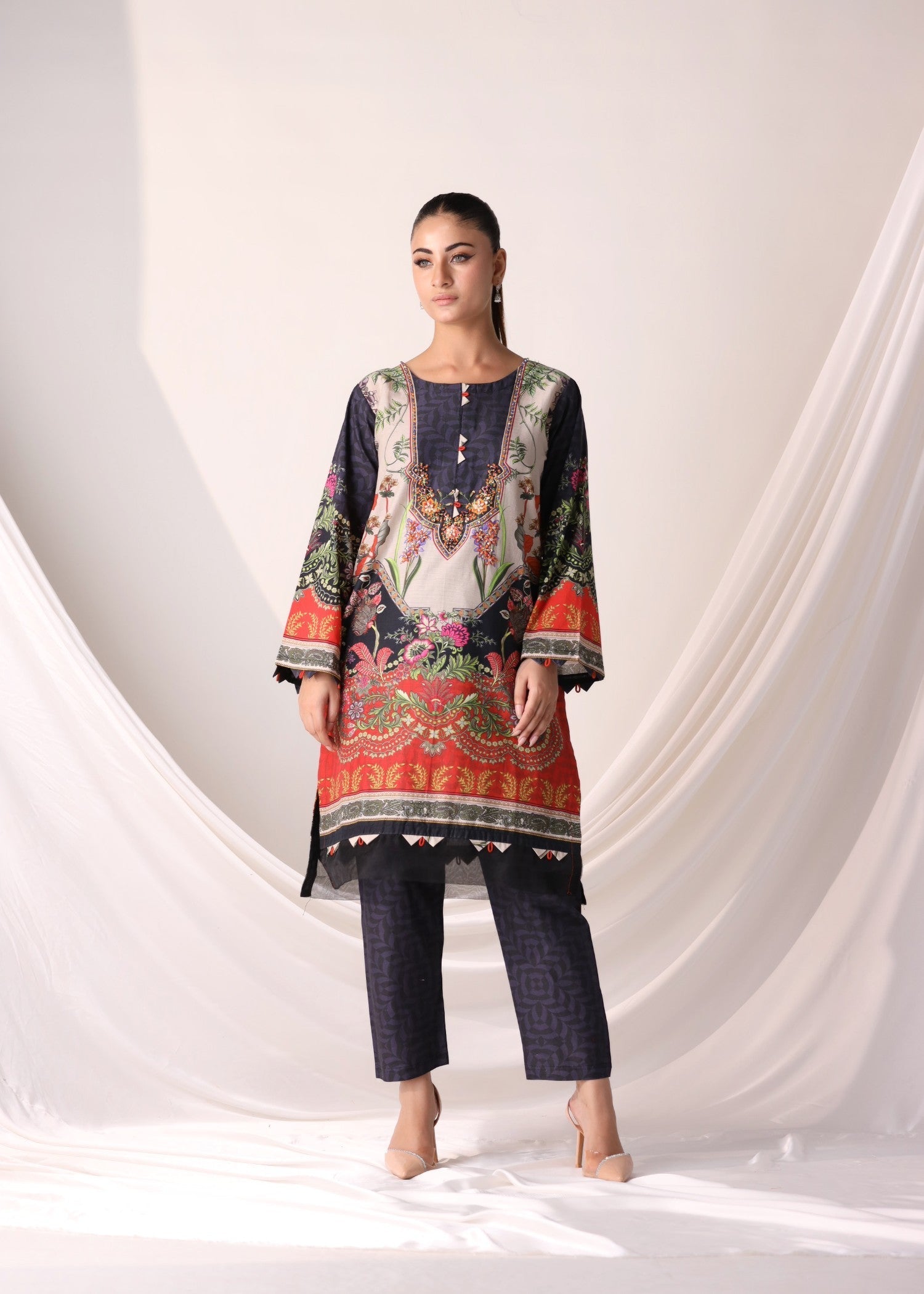 B.K Clothings Charcole 2pice Women 2pcs