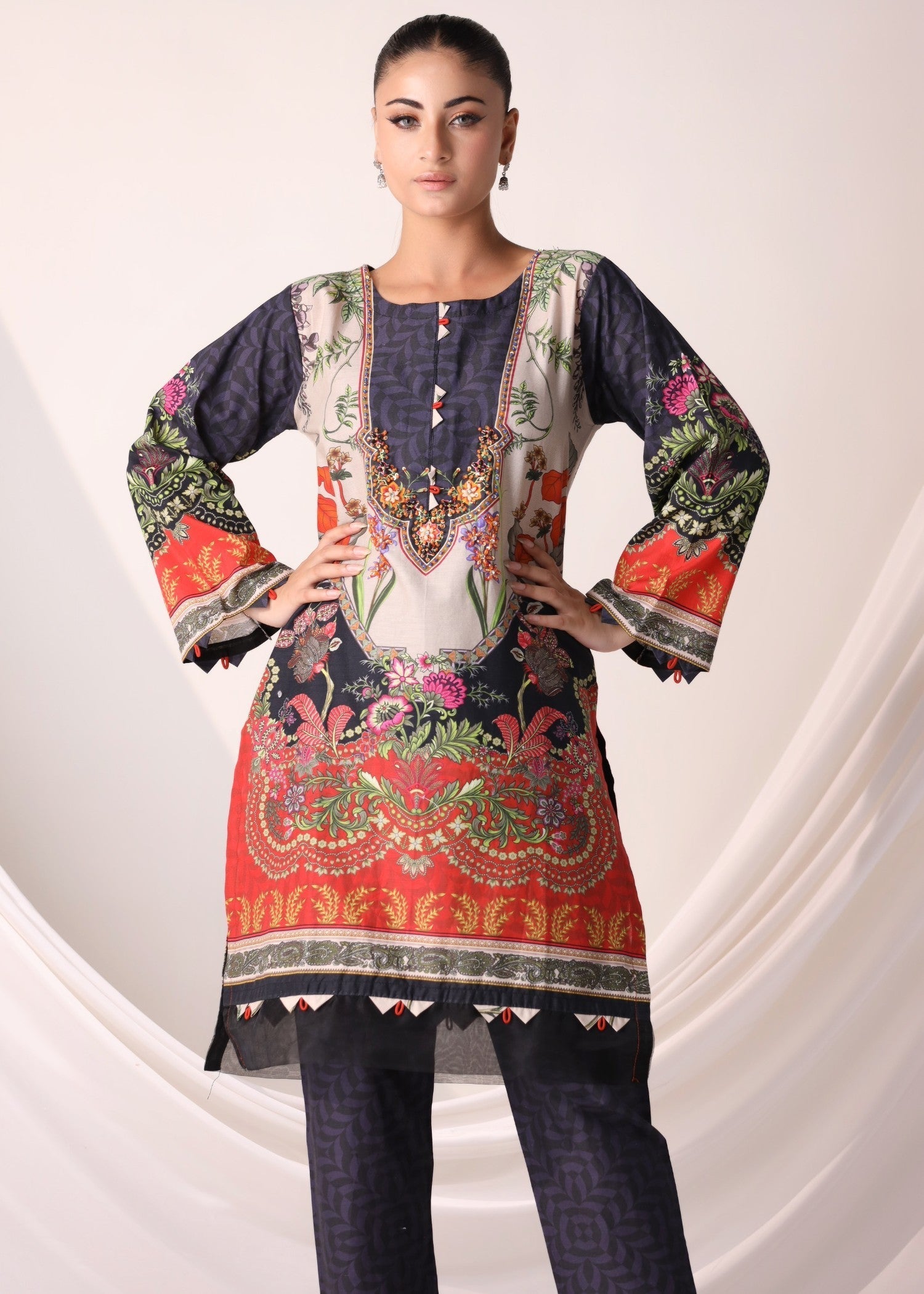 B.K Clothings Charcole 2pice Women 2pcs