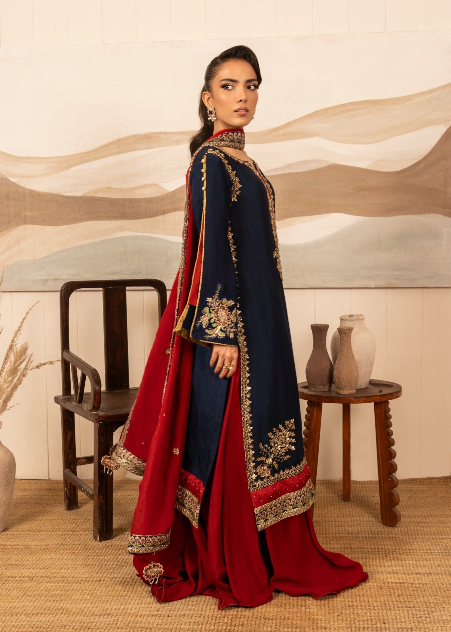 Sara Jahan Neelam Women 3pcs