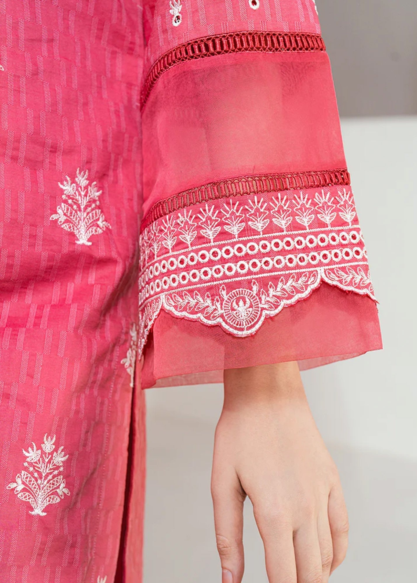 Rangeen Divine Embroidered Self Jacquard Women 2pcs