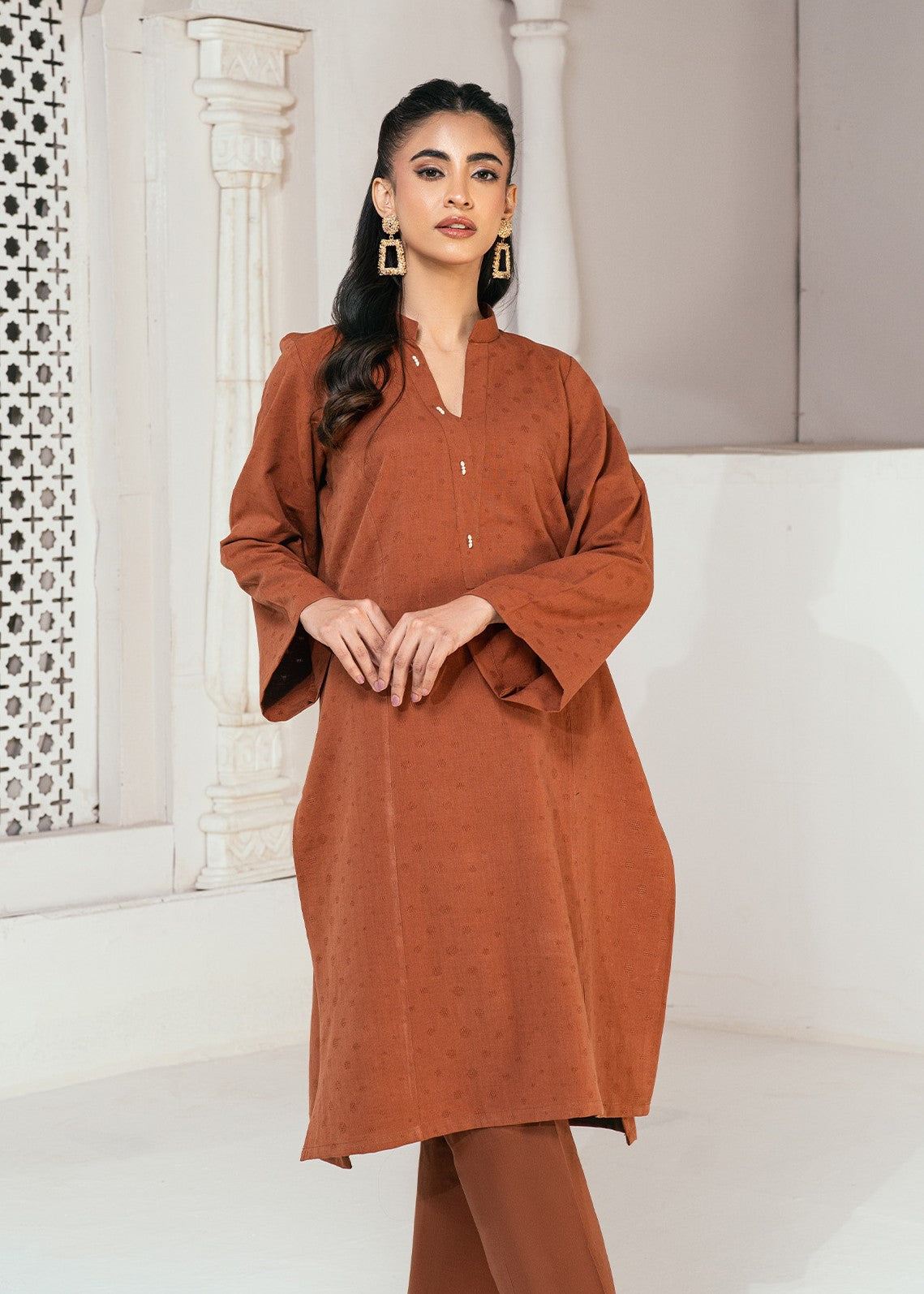 Rangeen Squash Self Jacquard Women 2pcs