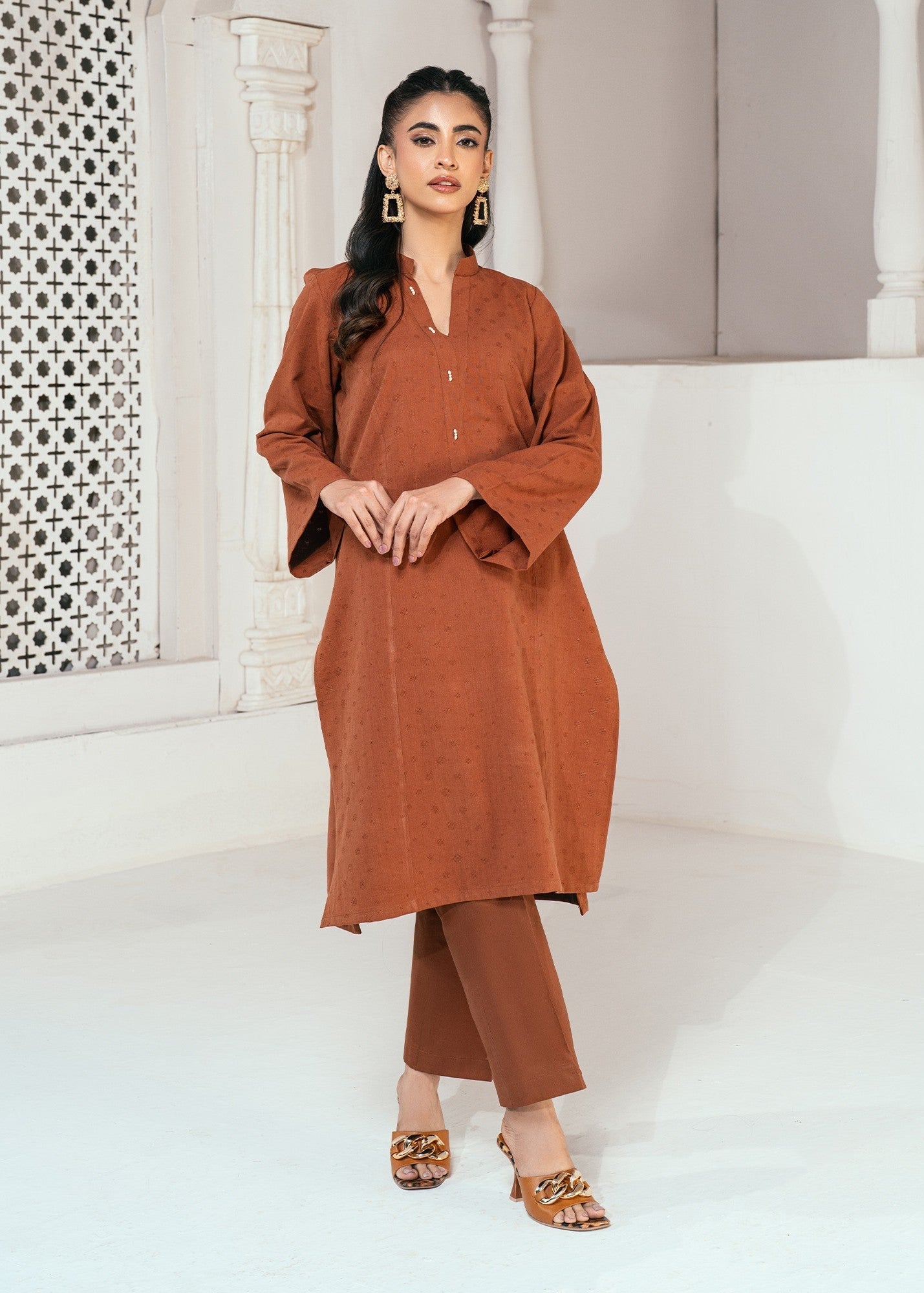 Rangeen Squash Self Jacquard Women 2pcs