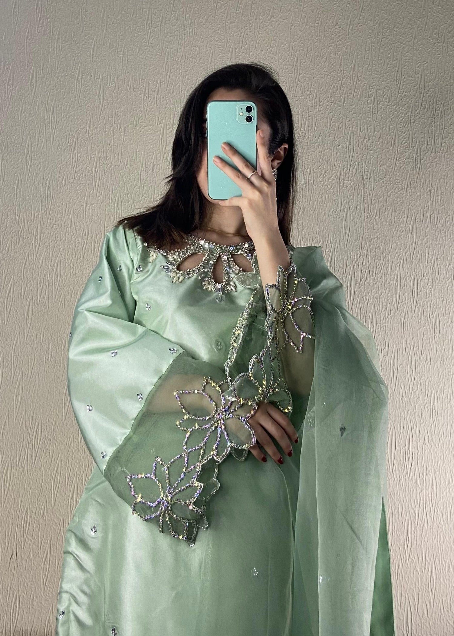 Anabiya Riwaaj bulbul mint Women 3pcs