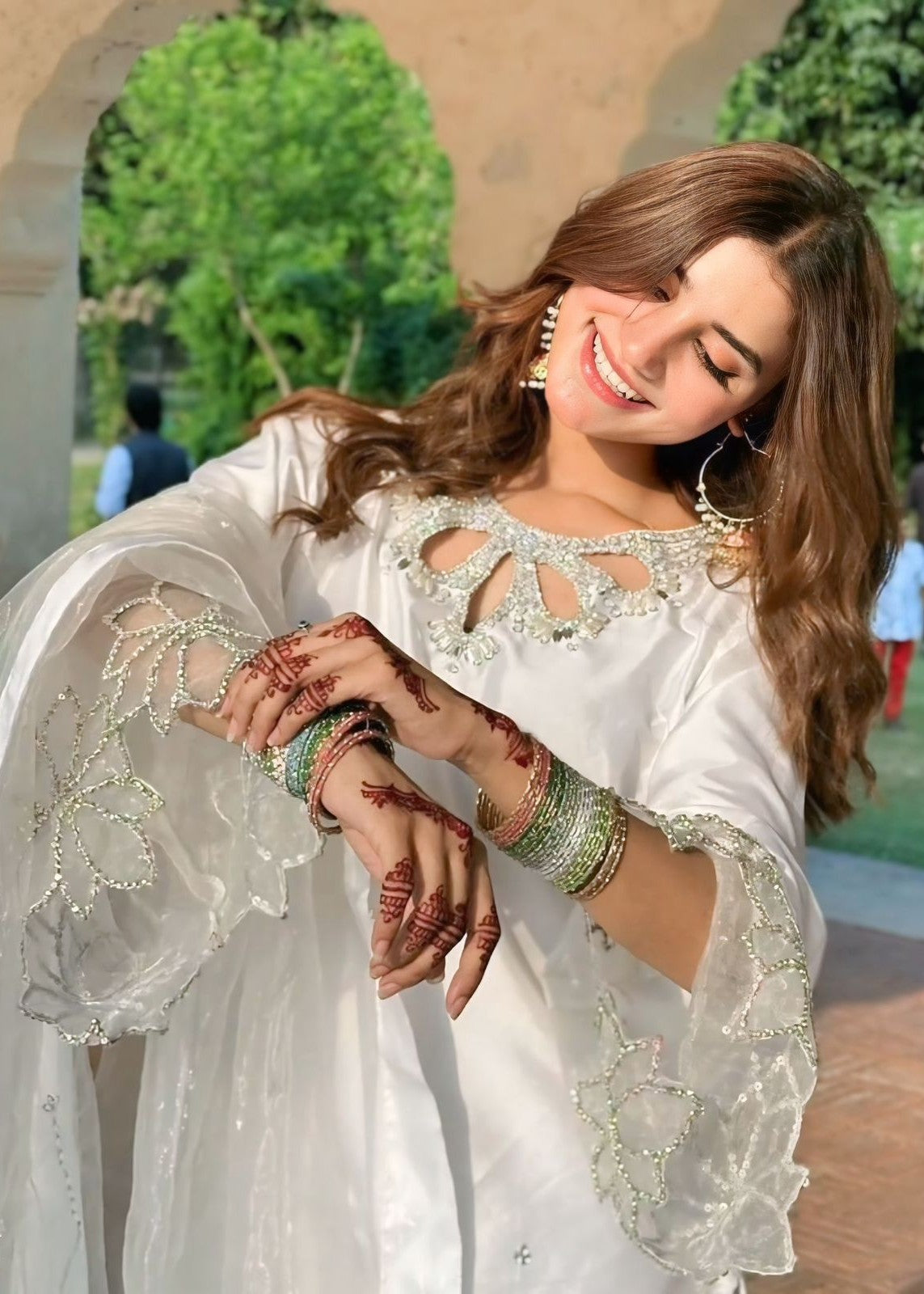 Anabiya Riwaaj bulbul White Women 3pcs