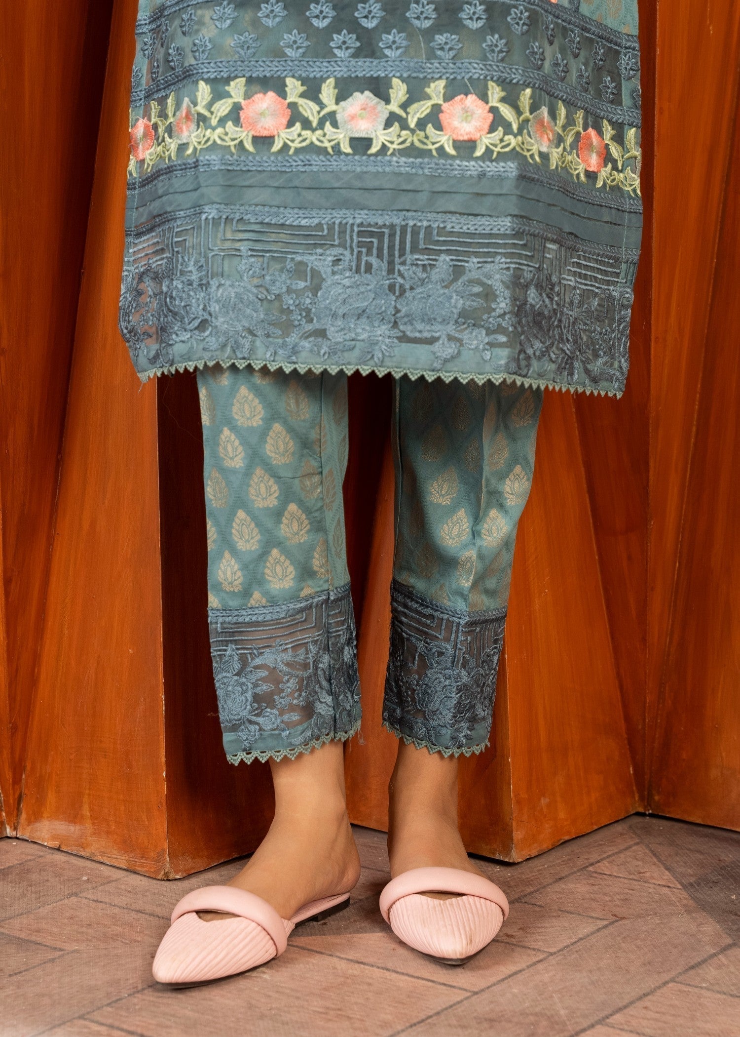 Sahibas By Mirza Jehanara Blue Women 2pcs