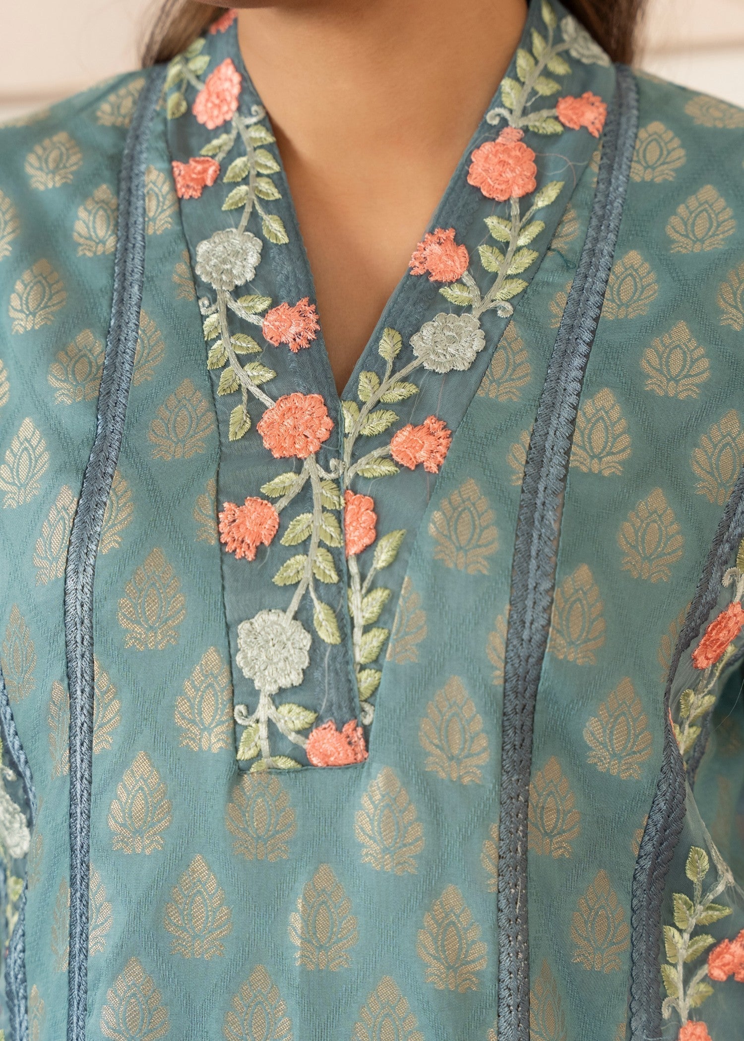 Sahibas By Mirza Jehanara Blue Women 2pcs