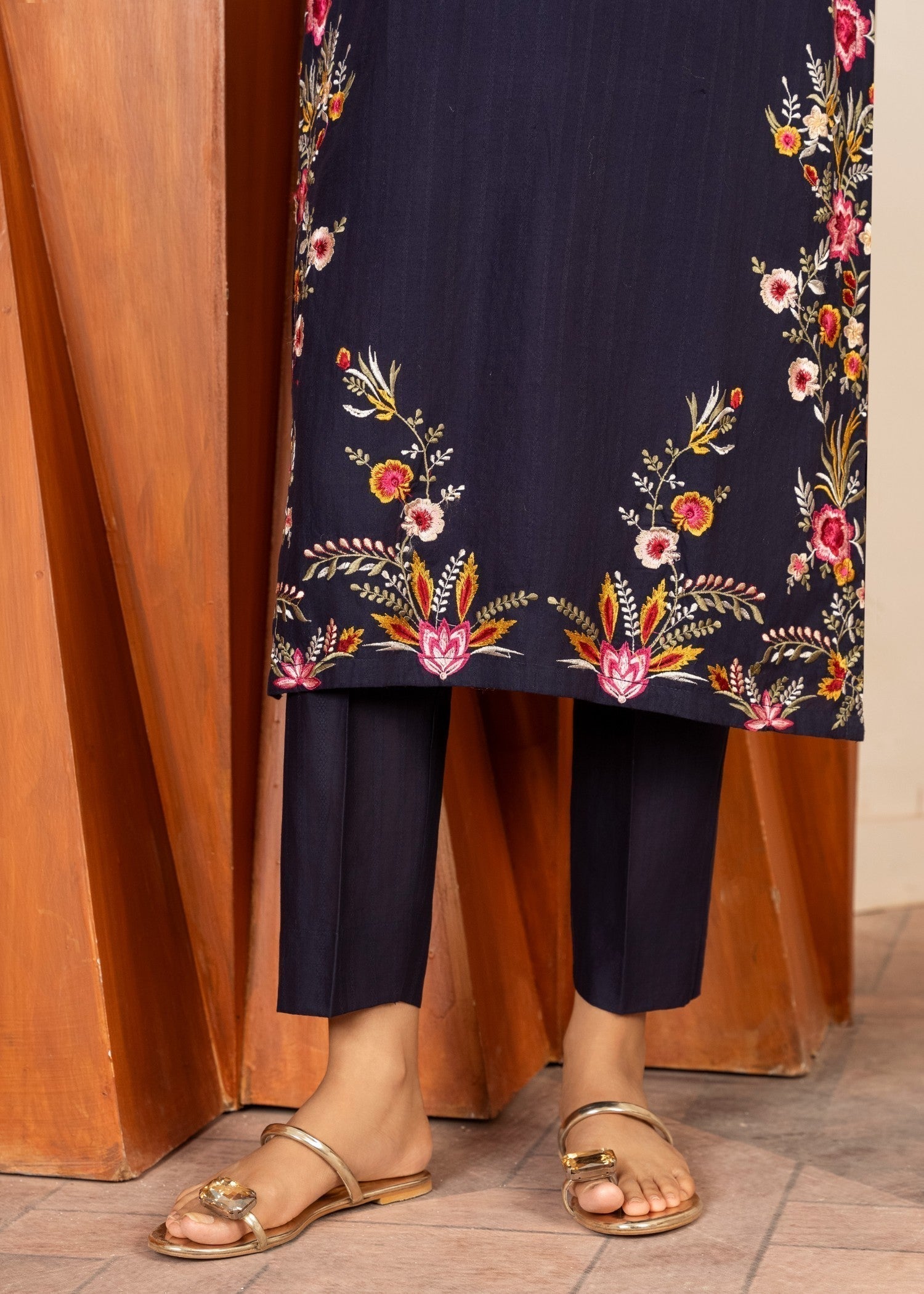 Sahibas By Mirza Gulbahaar Navy Women 2pcs