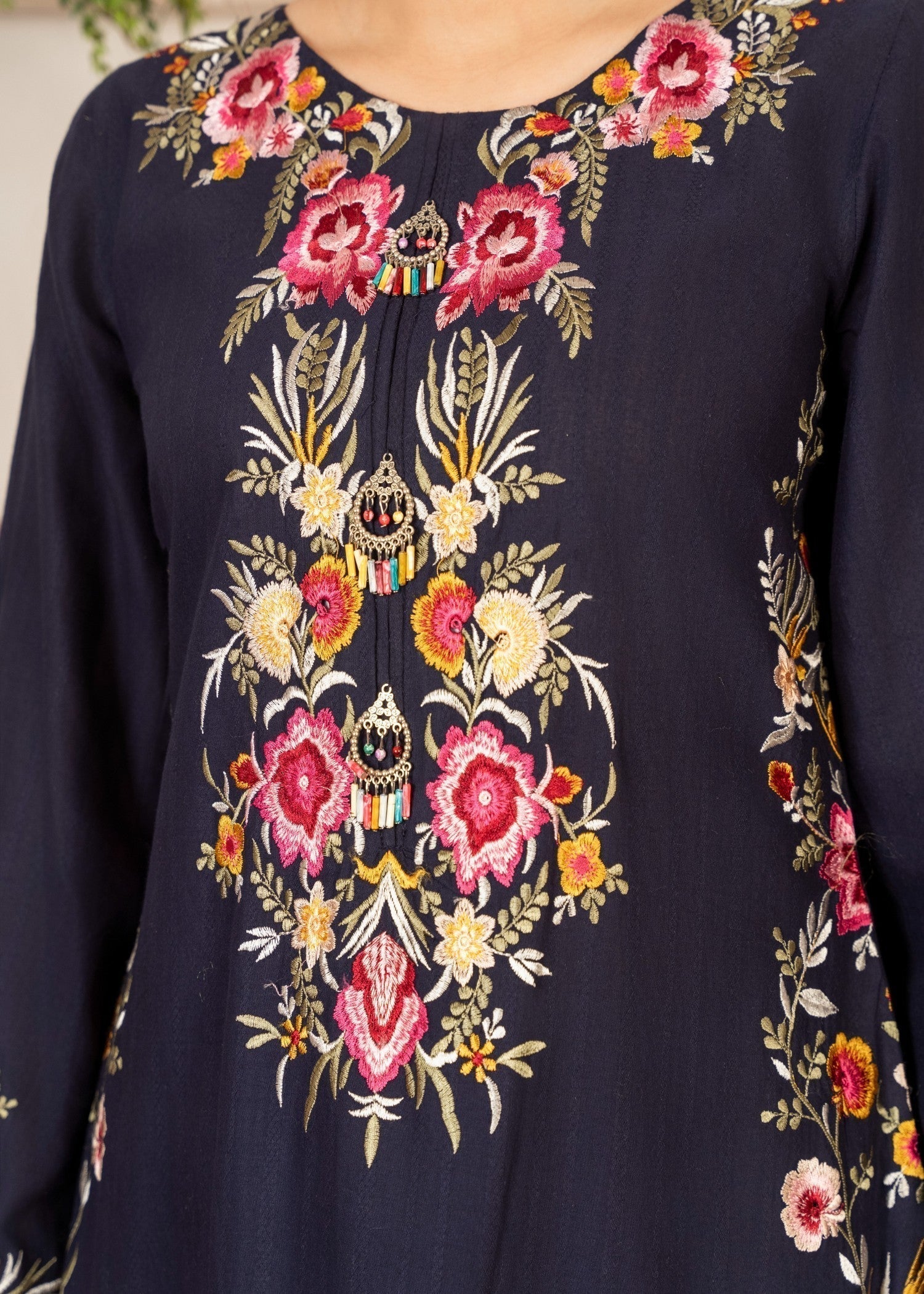 Sahibas By Mirza Gulbahaar Navy Women 2pcs