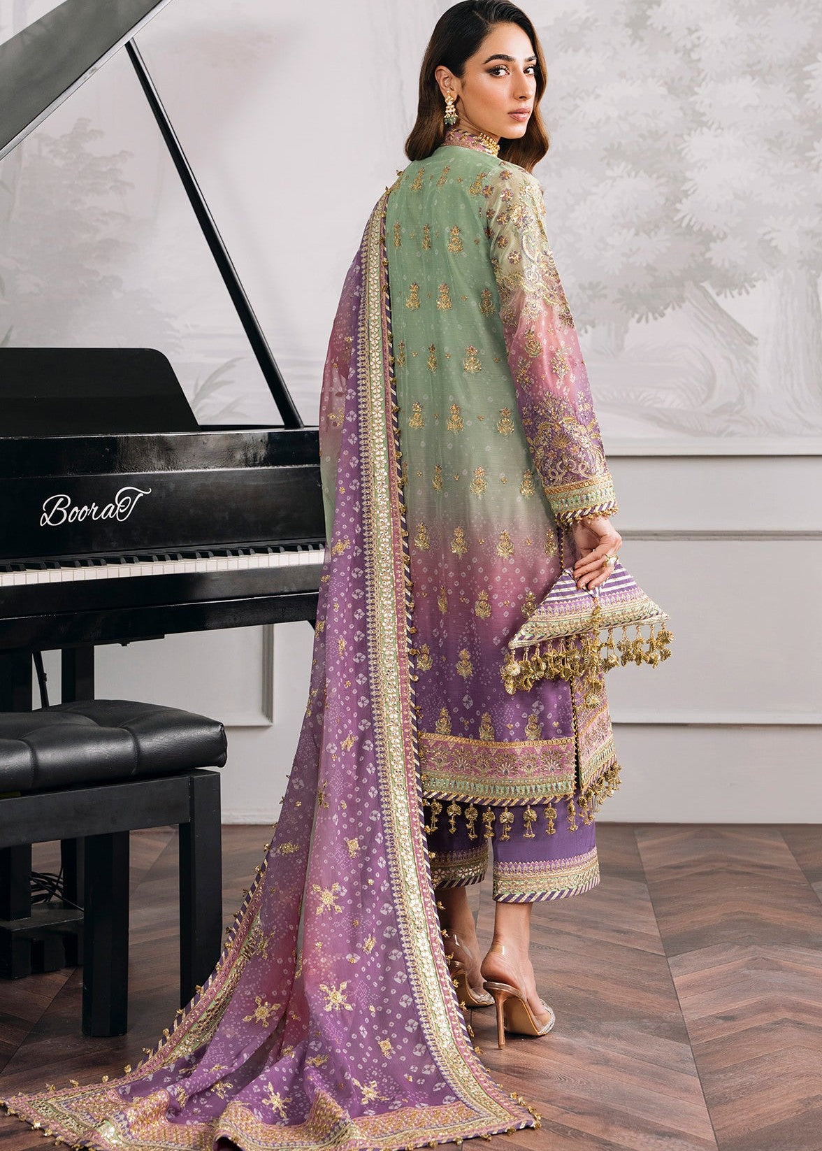 Baroque BQU CH12 D08 STITCHED (S) Women 3pcs