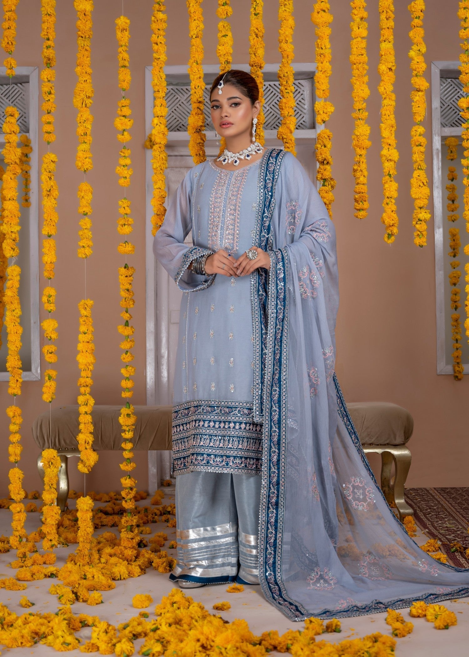 Meeraki SMOKY FLECK Women 3pcs