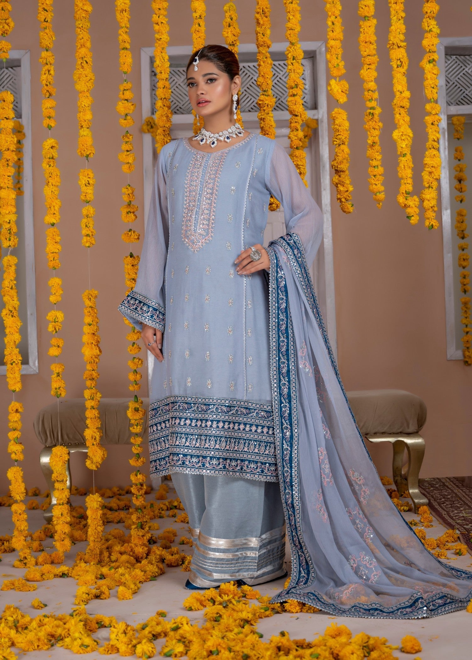 Meeraki SMOKY FLECK Women 3pcs