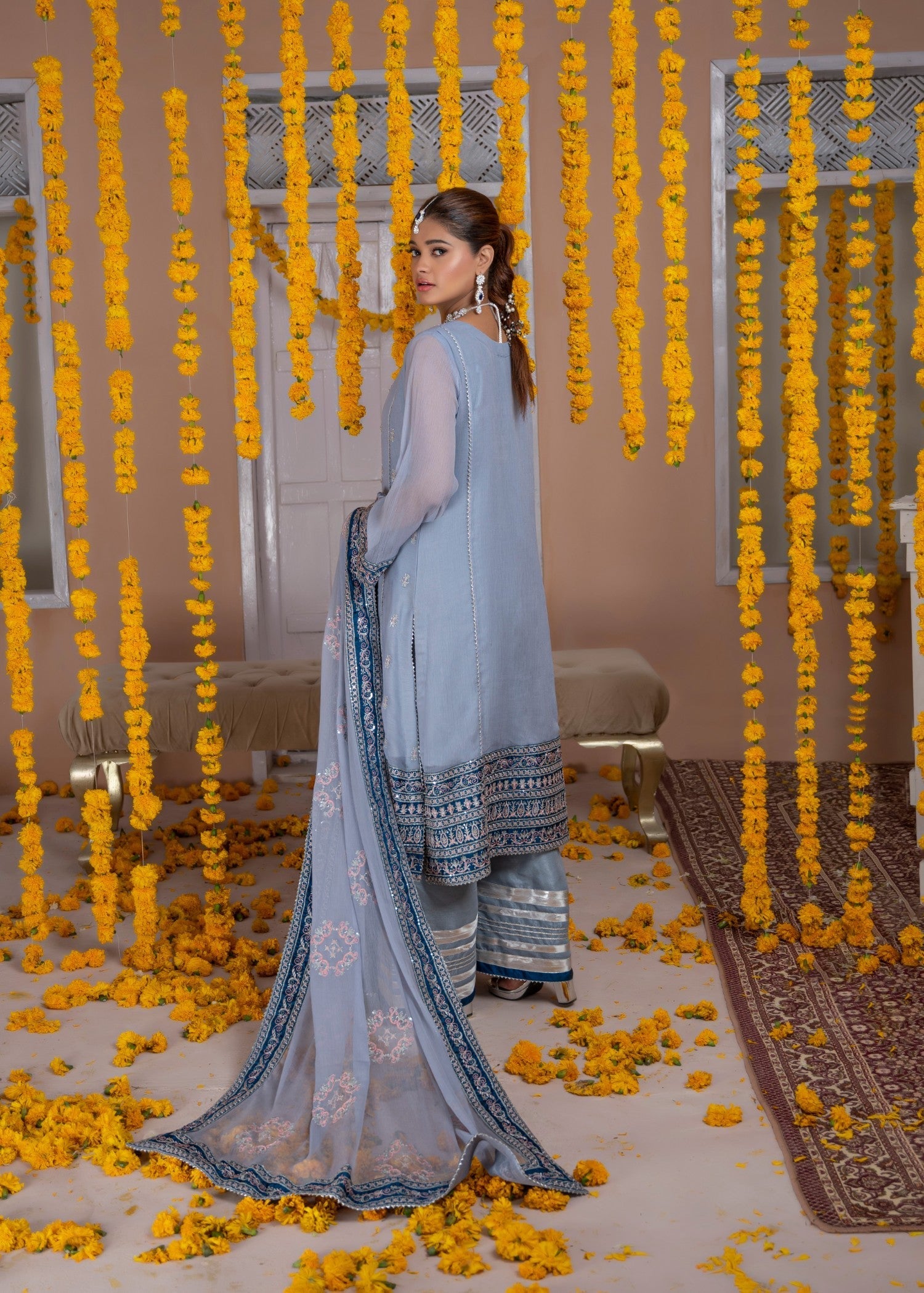 Meeraki SMOKY FLECK Women 3pcs