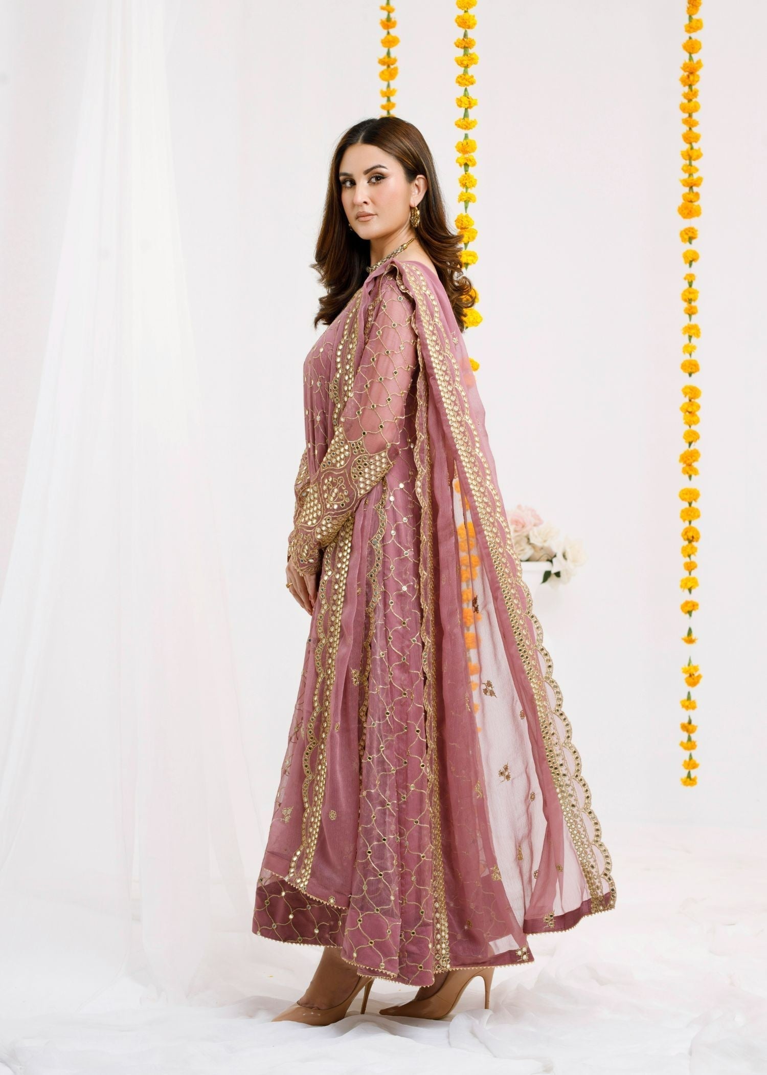 Ayesha Closet Safina Mauve Softness Women 3pcs