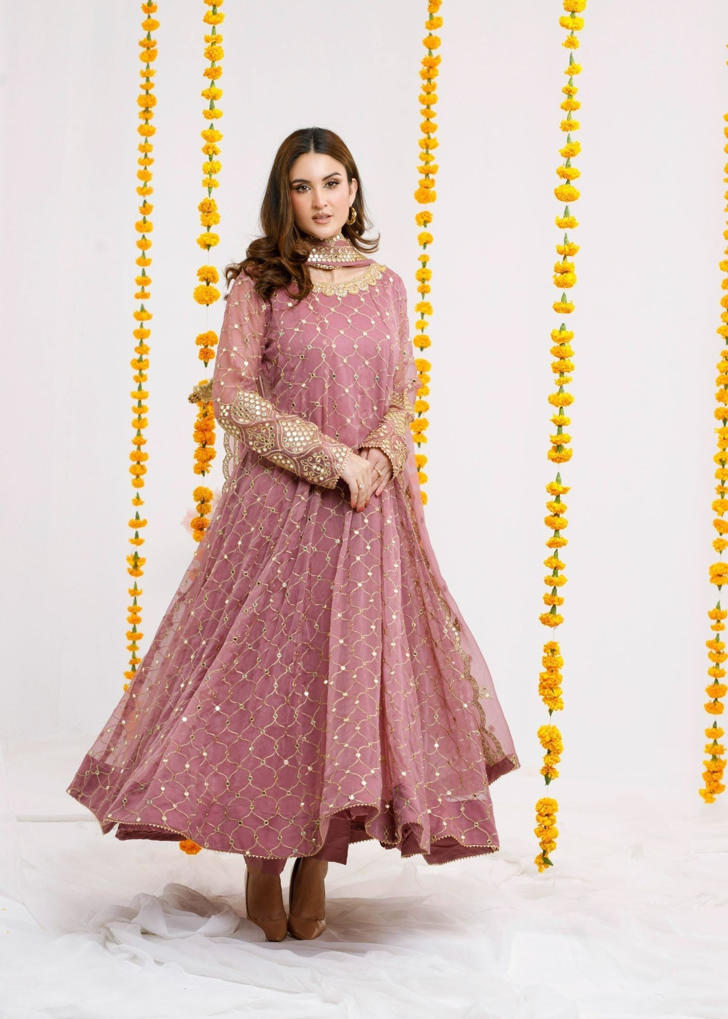 Ayesha Closet Safina Mauve Softness Women 3pcs