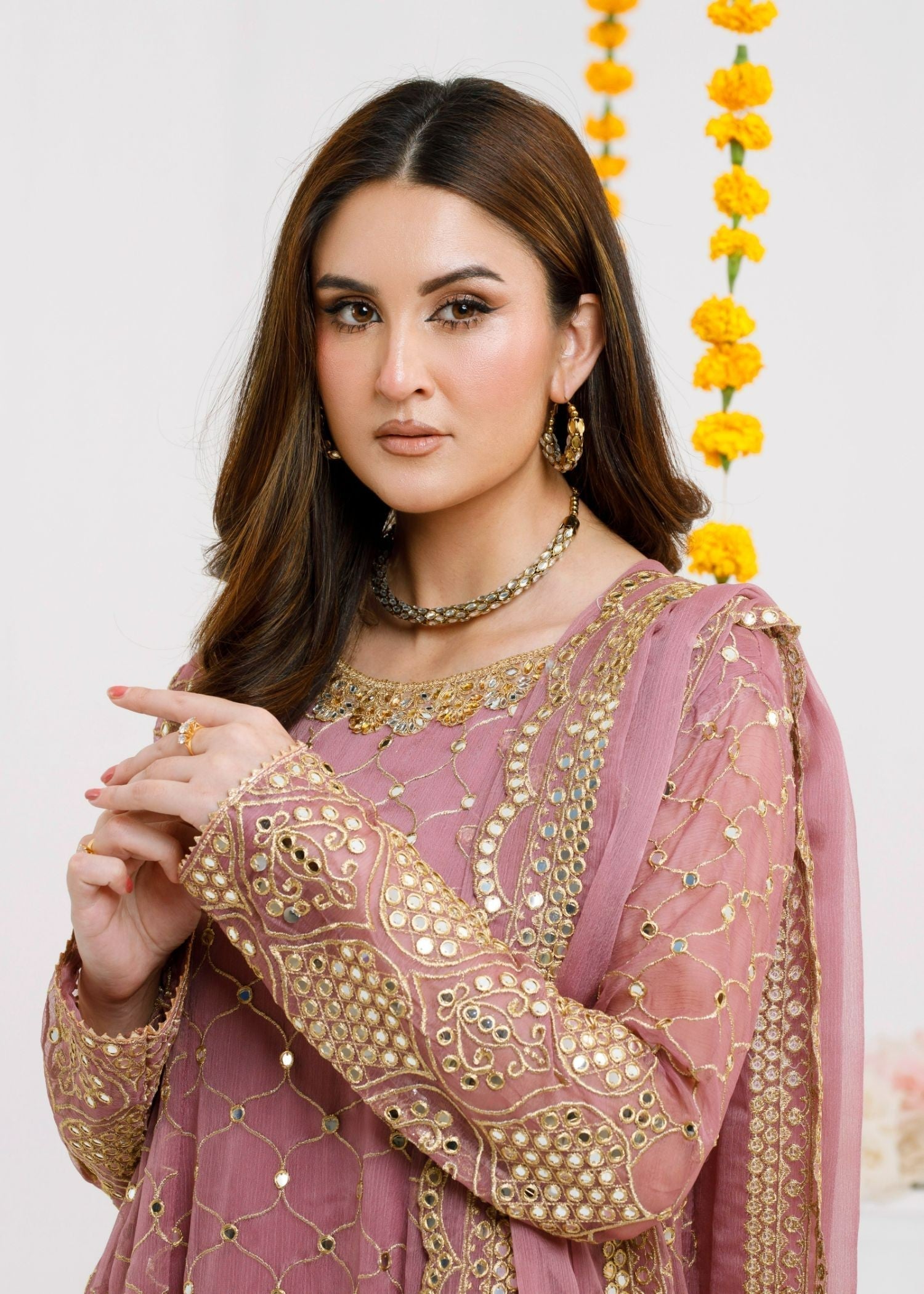 Ayesha Closet Safina Mauve Softness Women 3pcs