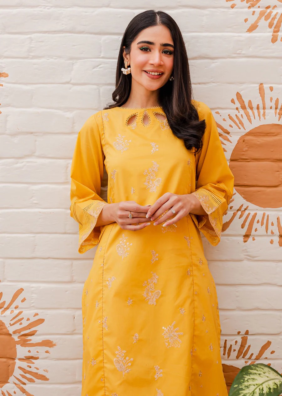 The Turkish Wear BUTTERCUP SEQUIN KURTA SET Women 2pcs