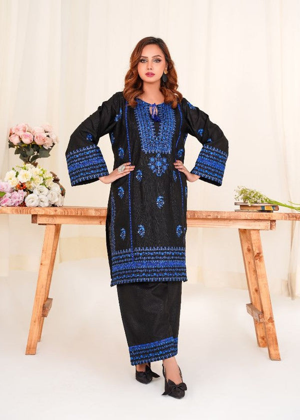 Damask Clothing Studio Jugnu (Black) Women 2pcs