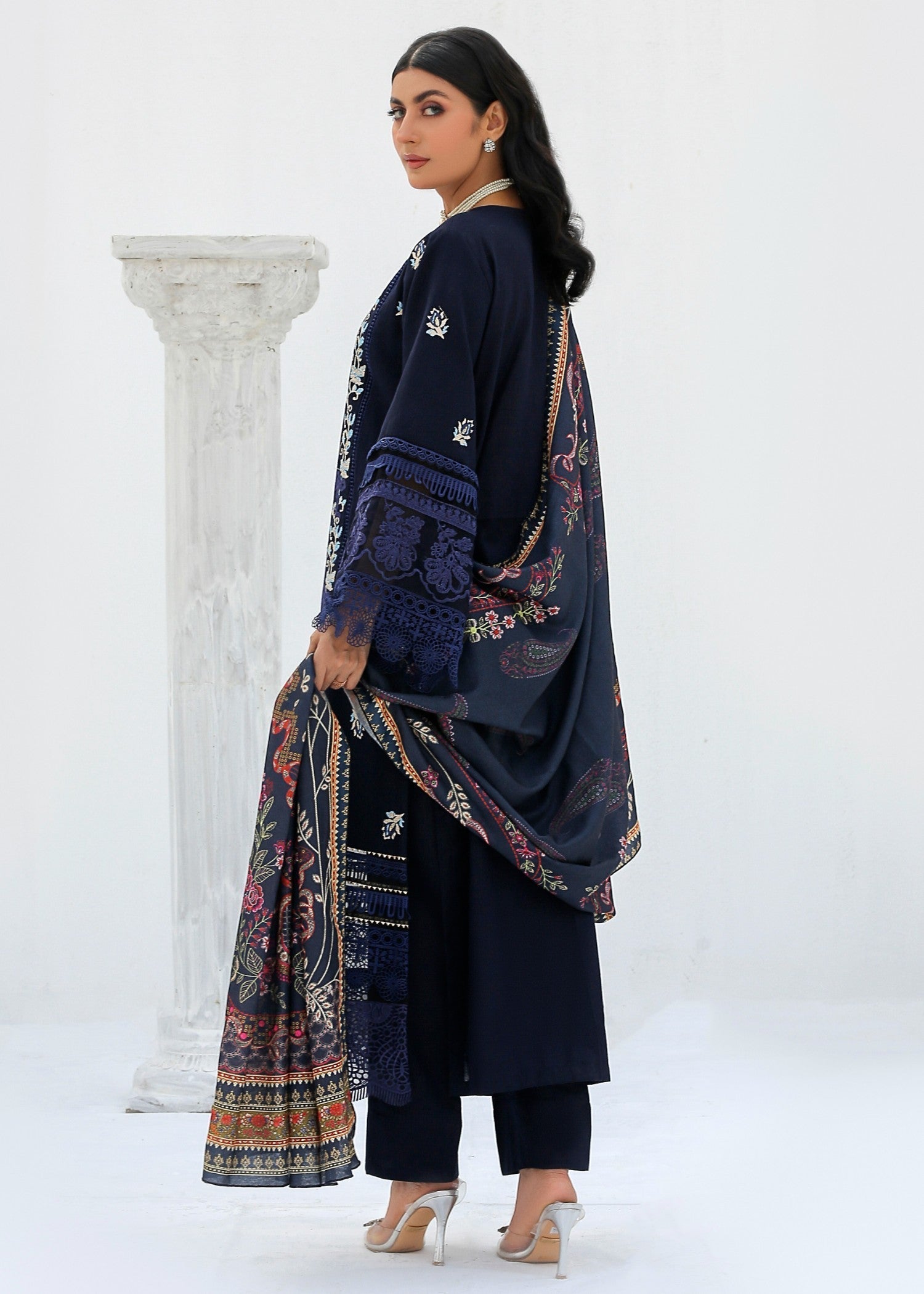 Chandan Nagri Muse Khaddar Festive Suit Women 3pcs