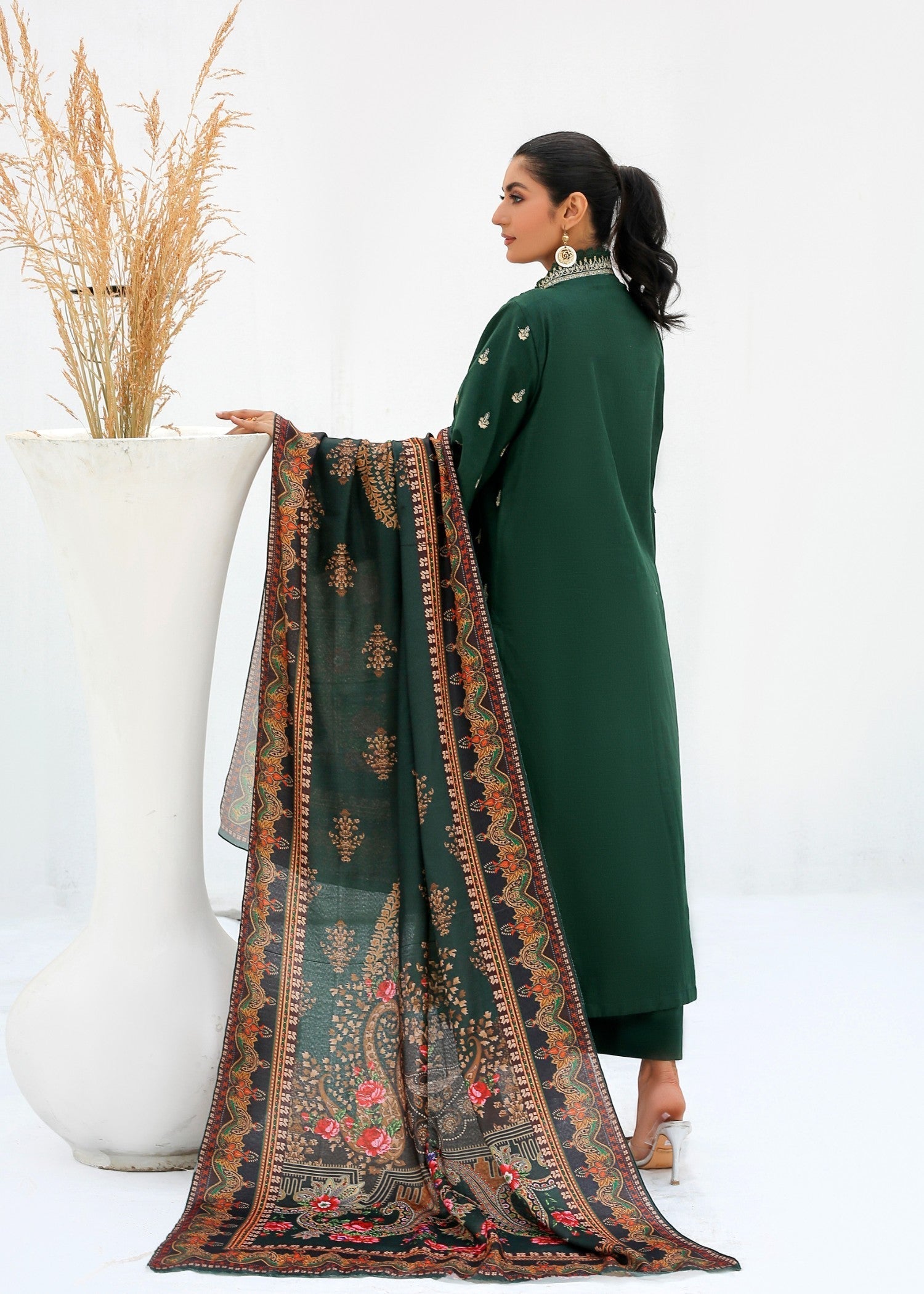 Chandan Nagri Nora Khaddar Festive Suit Women 3pcs