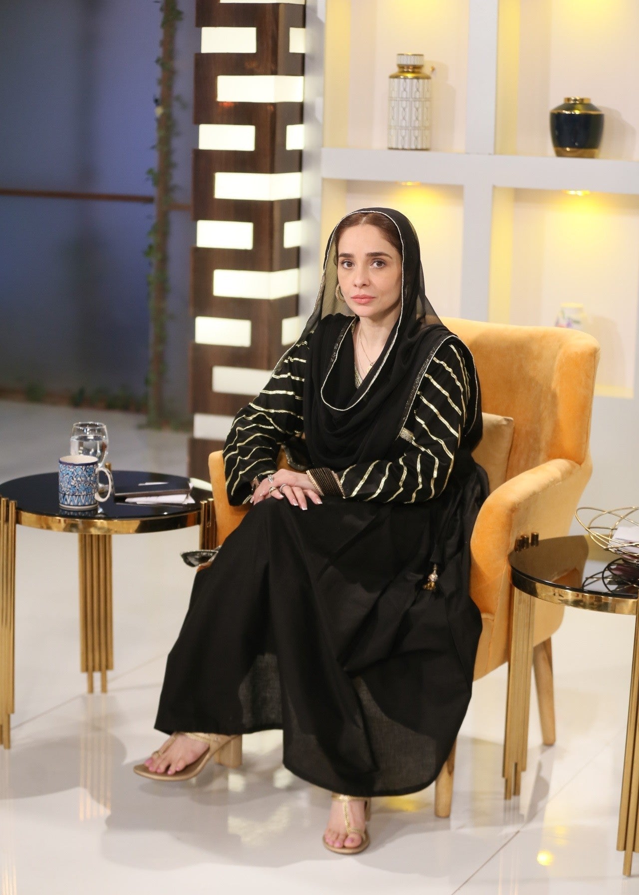 Zeekstore Angrakha Black Suit Set Women 3pcs