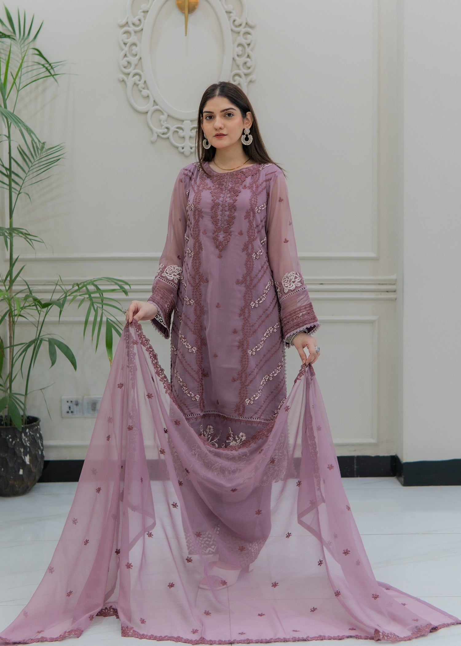Rangoon Clothing Rimsha Pastel Pink Women 3pcs