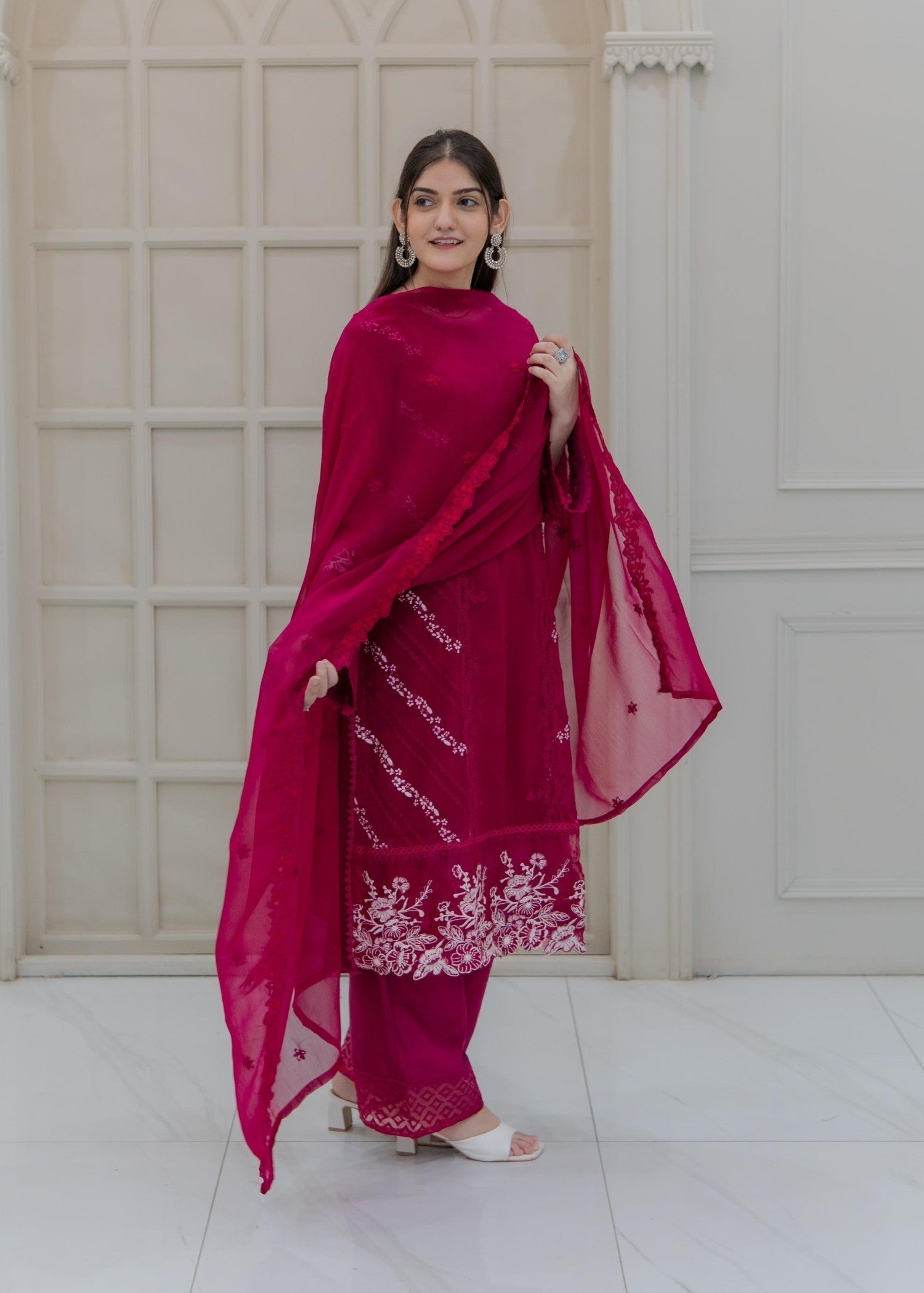 Rangoon Clothing Rimsha HotPink Women 3pcs