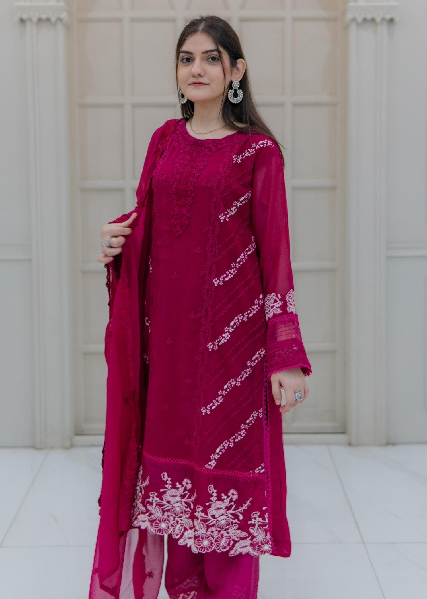 Rangoon Clothing Rimsha HotPink Women 3pcs