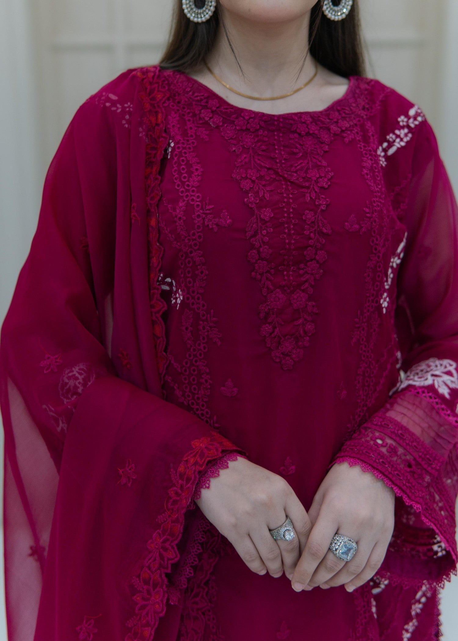 Rangoon Clothing Rimsha HotPink Women 3pcs