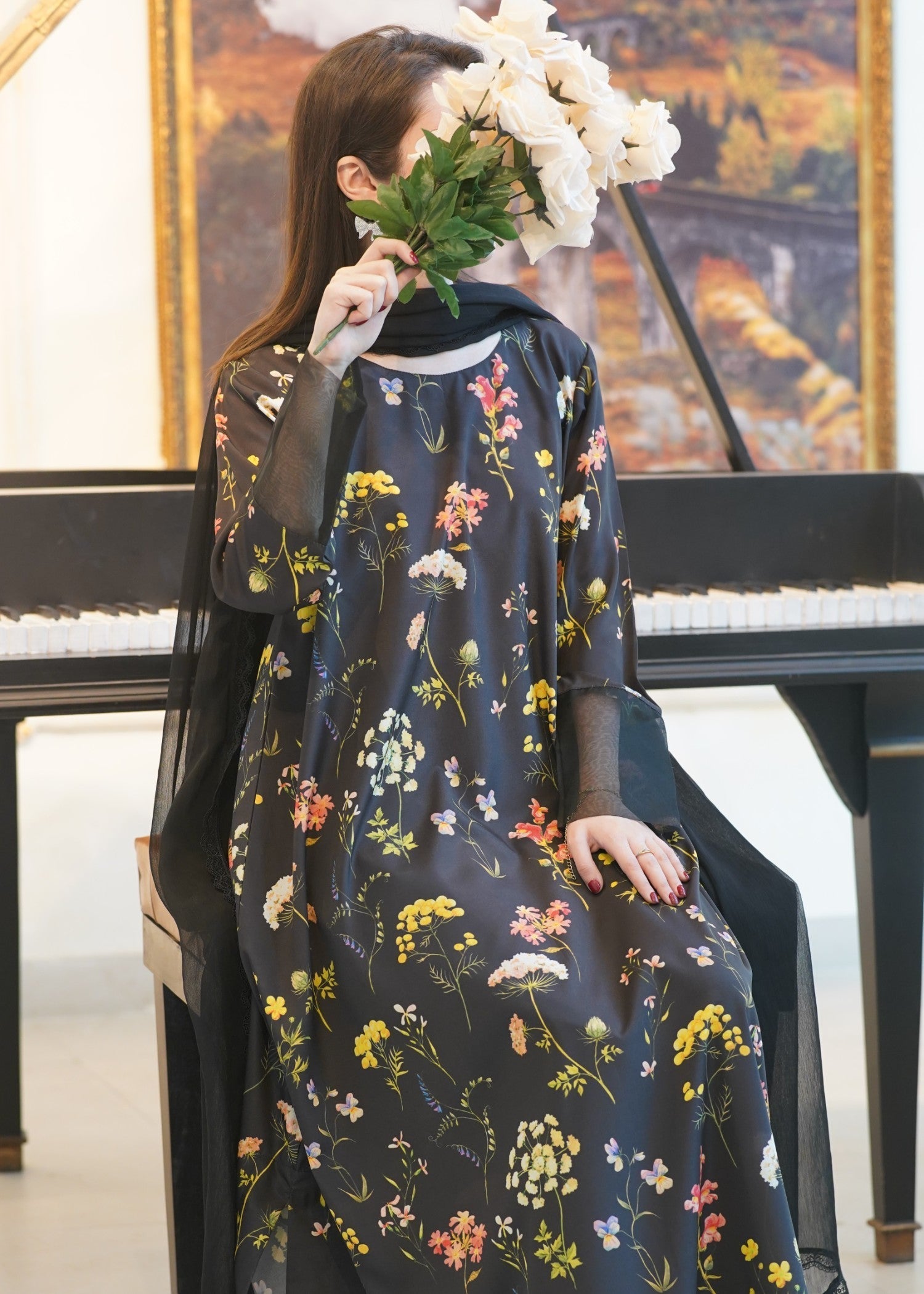 OR COUTURE BY RAMSHA OBAID Black Onyx PRET Women 2pcs