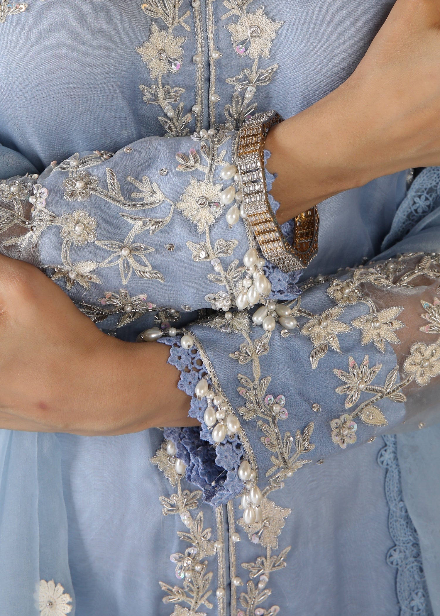 Muntaha By Shanzay Kiara blue Women 3pcs