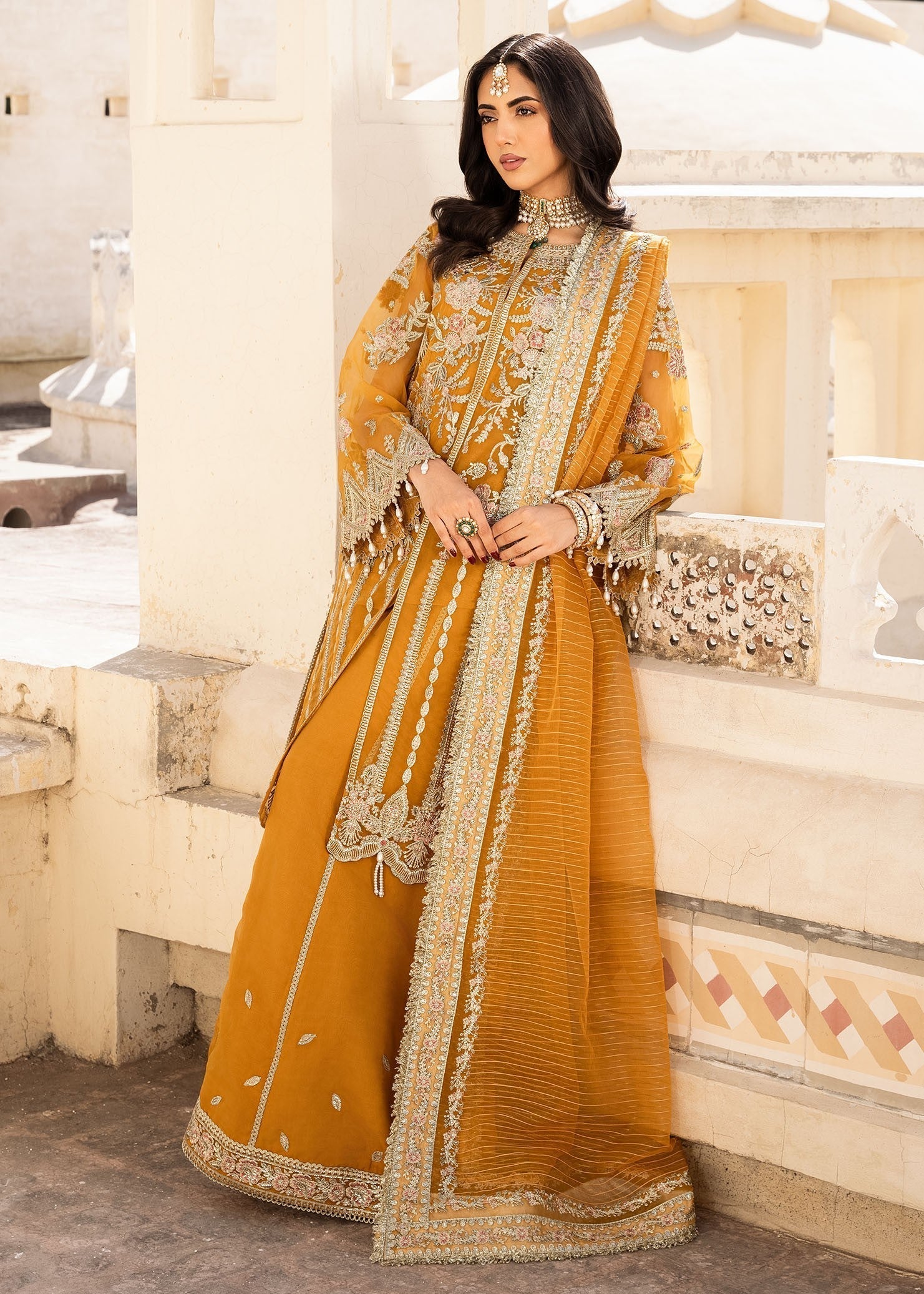 Rang-e-Haya Luna (Mustard) Women 4pcs