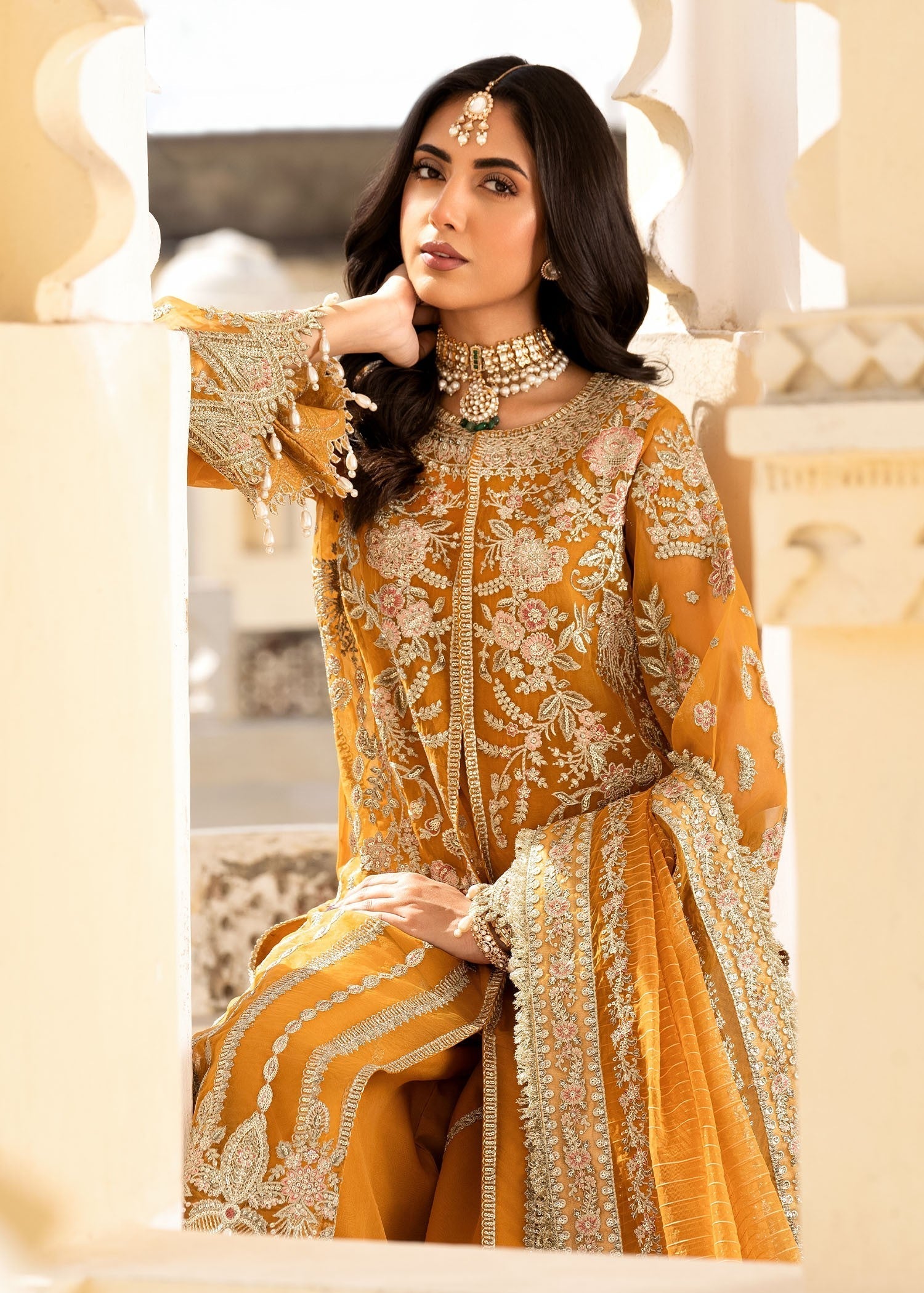 Rang-e-Haya Luna (Mustard) Women 4pcs