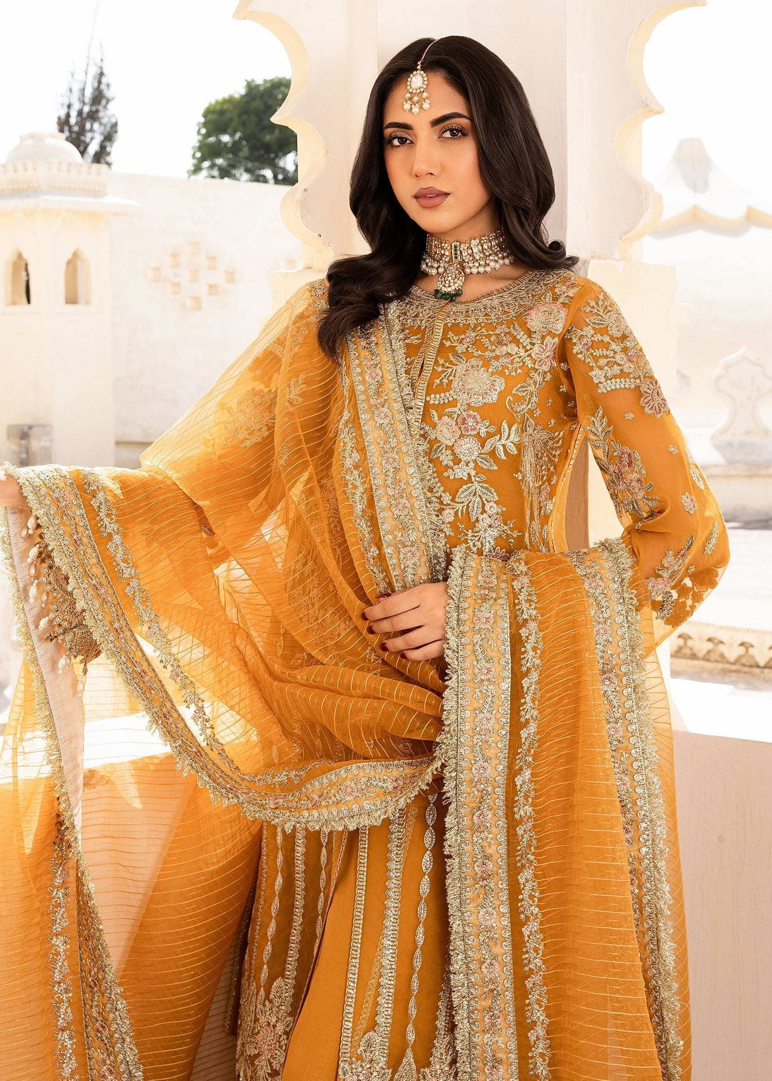 Rang-e-Haya Luna (Mustard) Women 4pcs