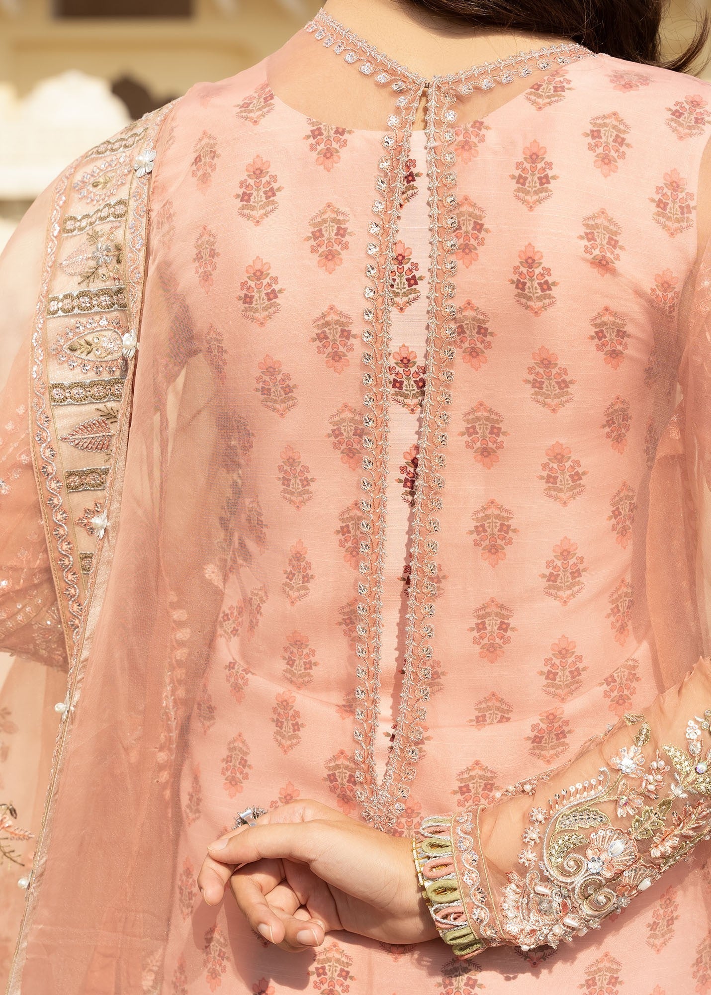 Rang-e-Haya Gabriel (Peach) Women 4pcs