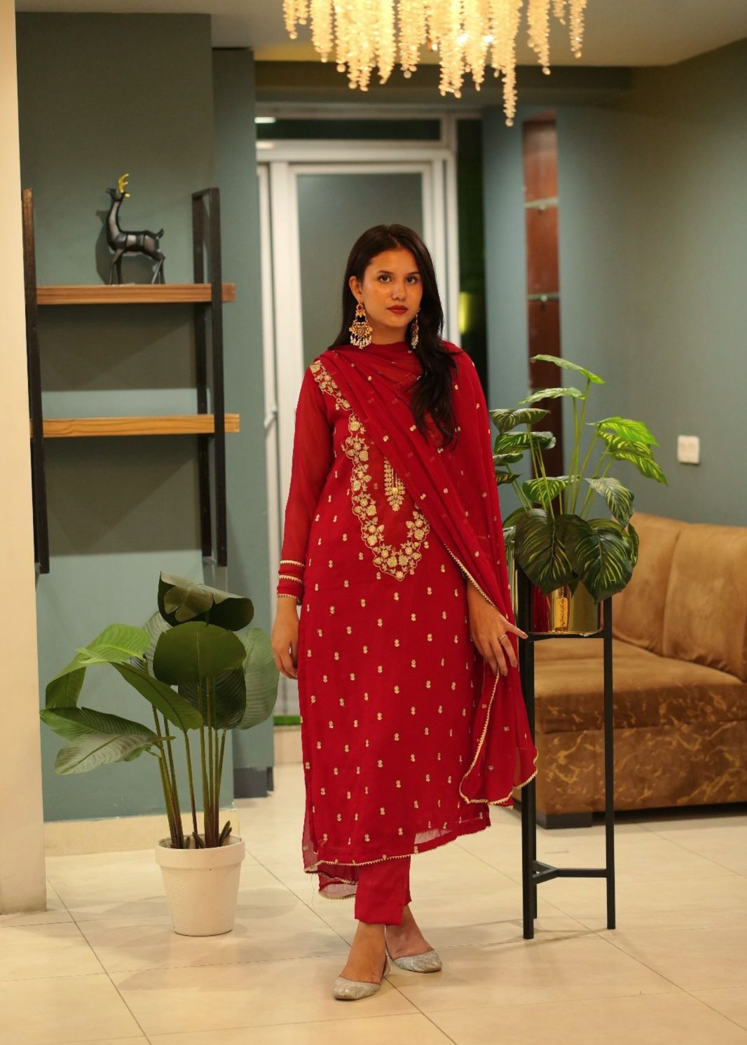 OR COUTURE BY RAMSHA OBAID Sienna PRET EMBROIDERED CHIFFON Women 3pcs