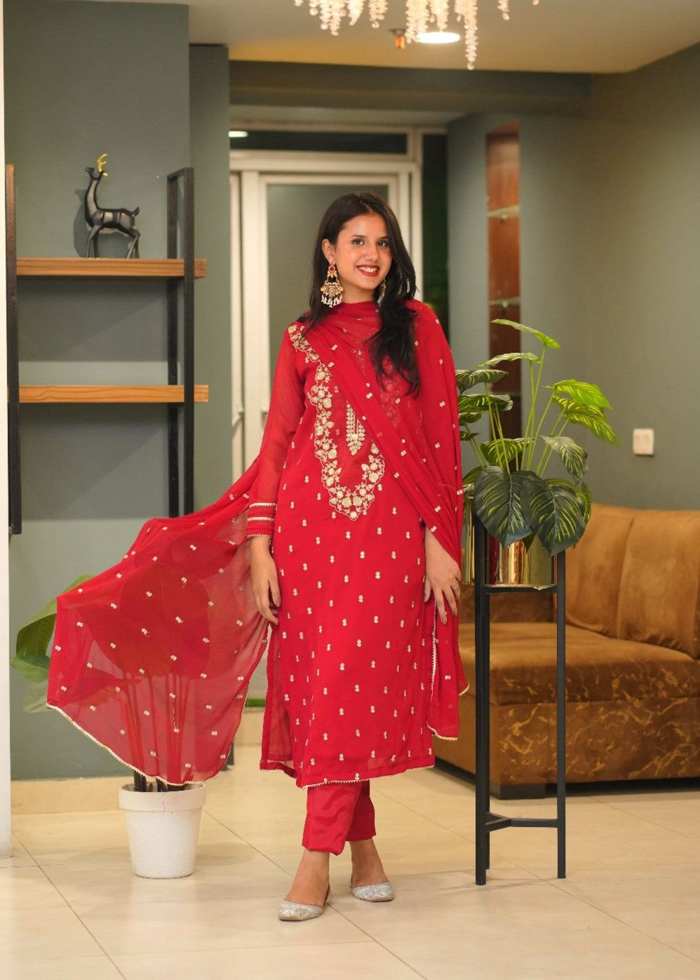 OR COUTURE BY RAMSHA OBAID Sienna PRET EMBROIDERED CHIFFON Women 3pcs