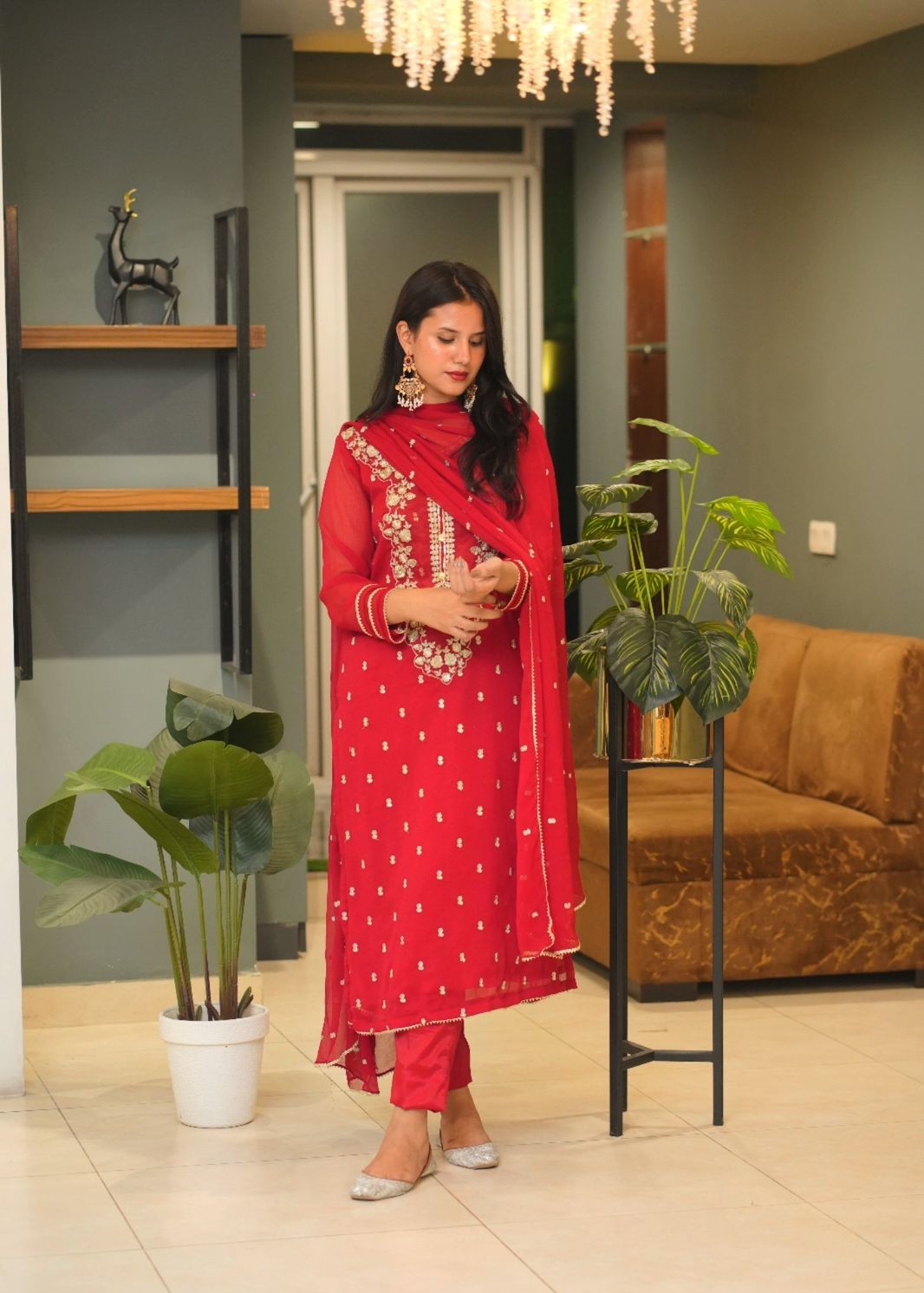 OR COUTURE BY RAMSHA OBAID Sienna PRET EMBROIDERED CHIFFON Women 3pcs