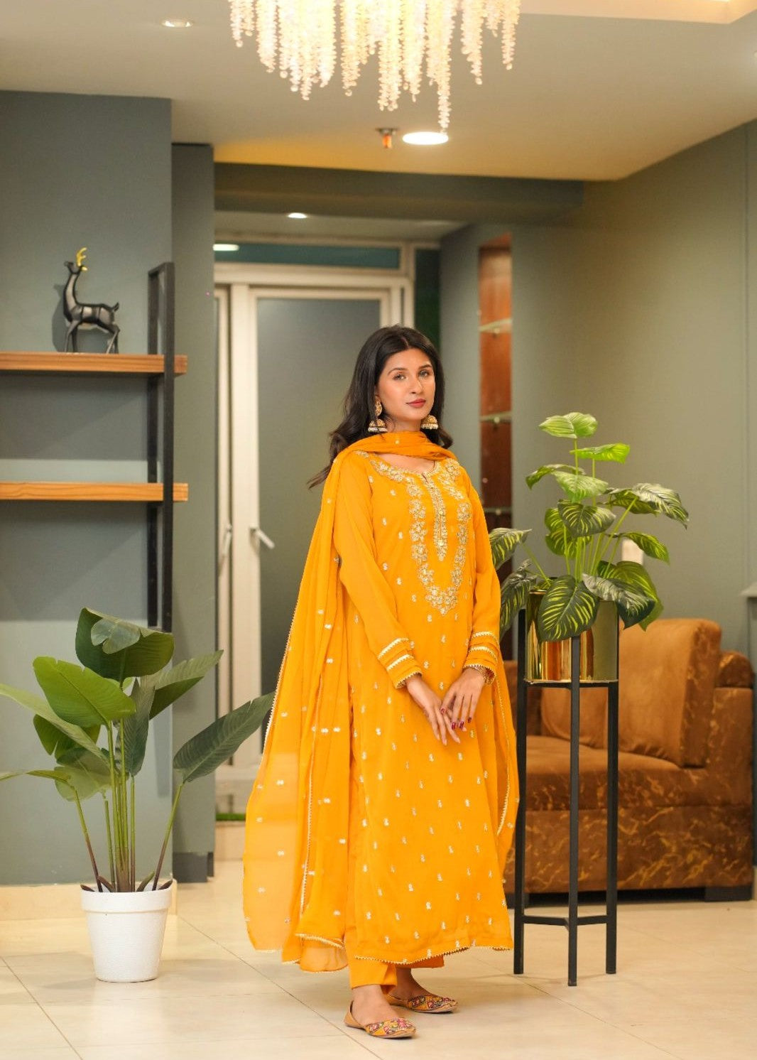 OR COUTURE BY RAMSHA OBAID SORAYA PRET EMBROIDERED CHIFFON Women 3pcs