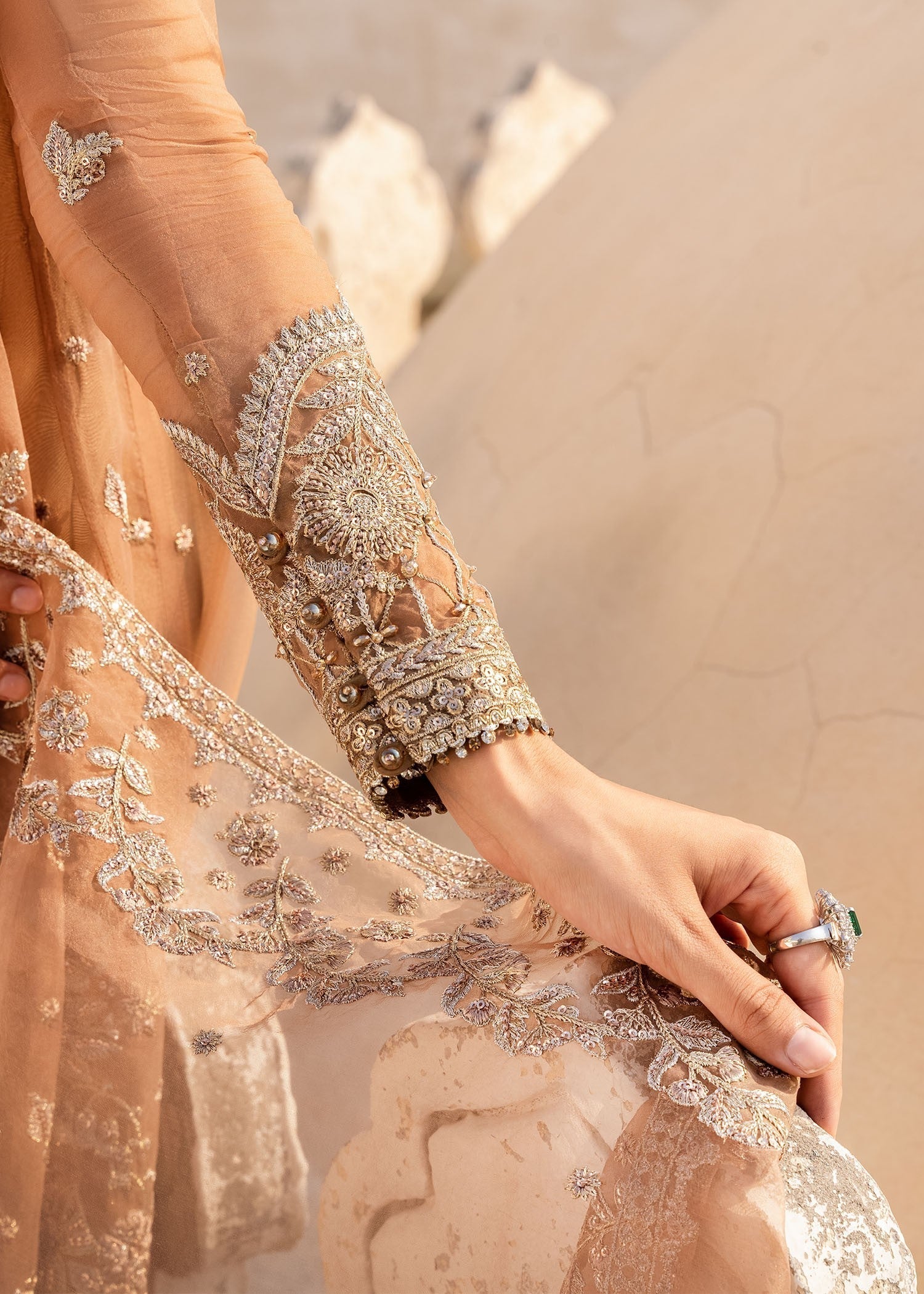 Rang-e-Haya Gold Dust (Champagne) Women 4pcs