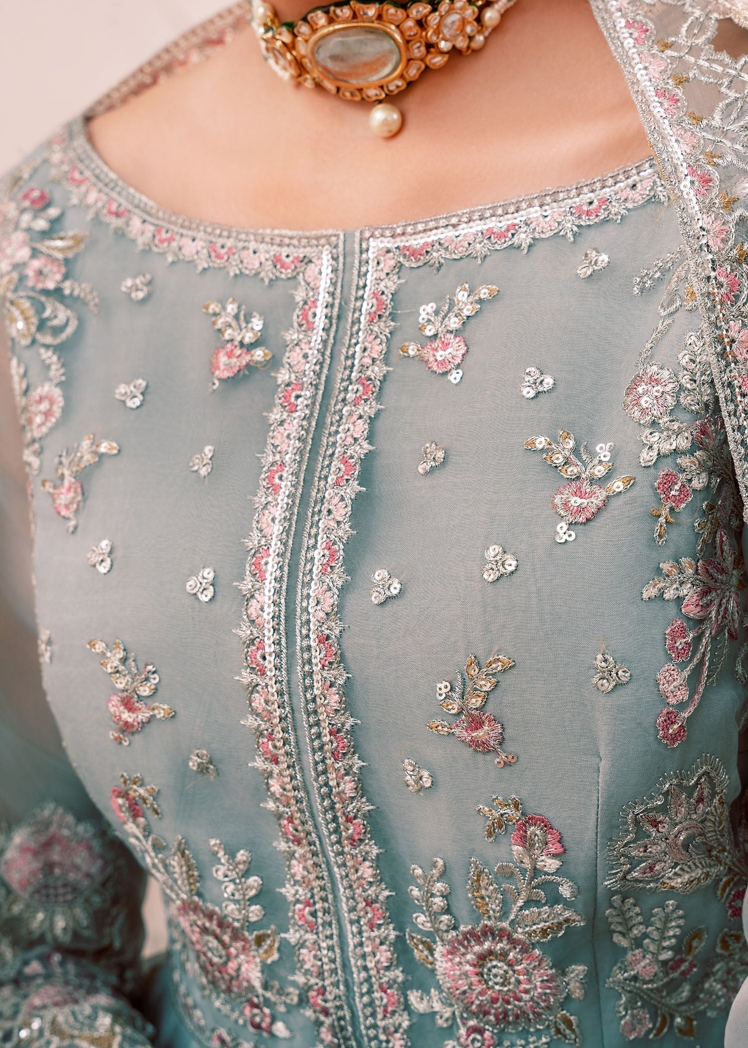 Rang-e-Haya Ellie (Ice Blue) Women 4pcs