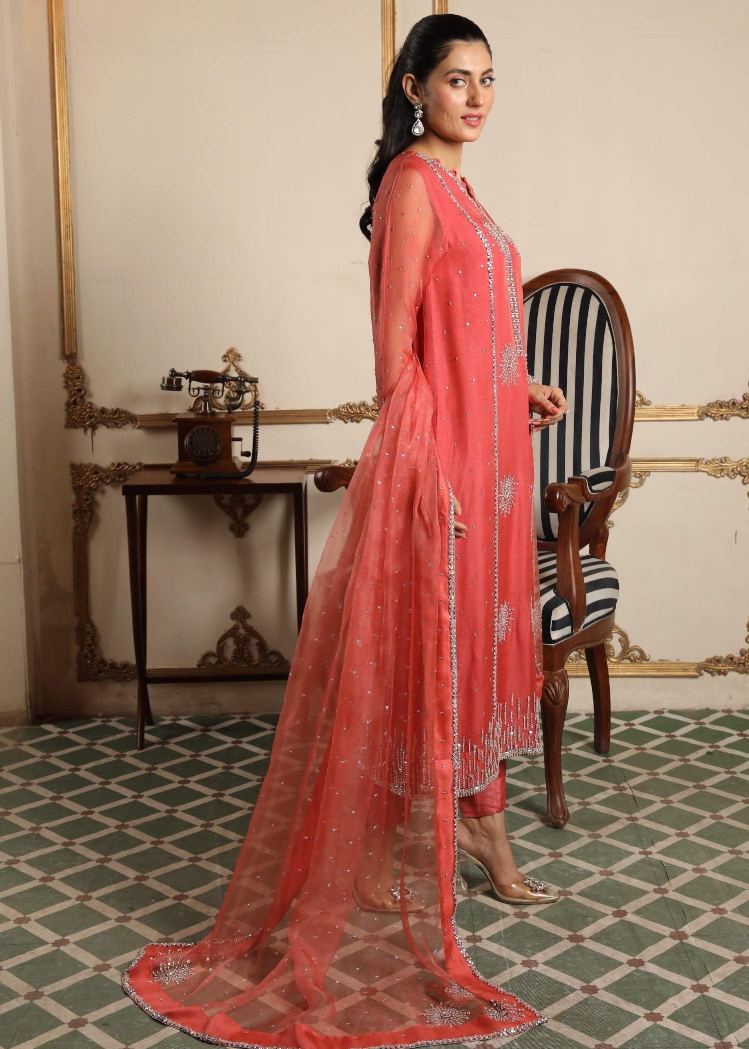 Muntaha By Shanzay Zartasha Coral Women 3pcs