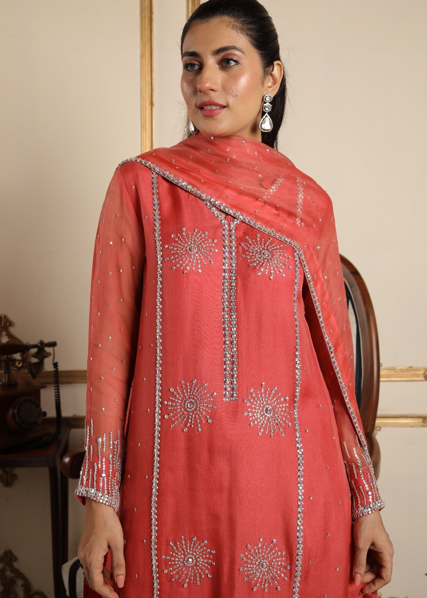 Muntaha By Shanzay Zartasha Coral Women 3pcs